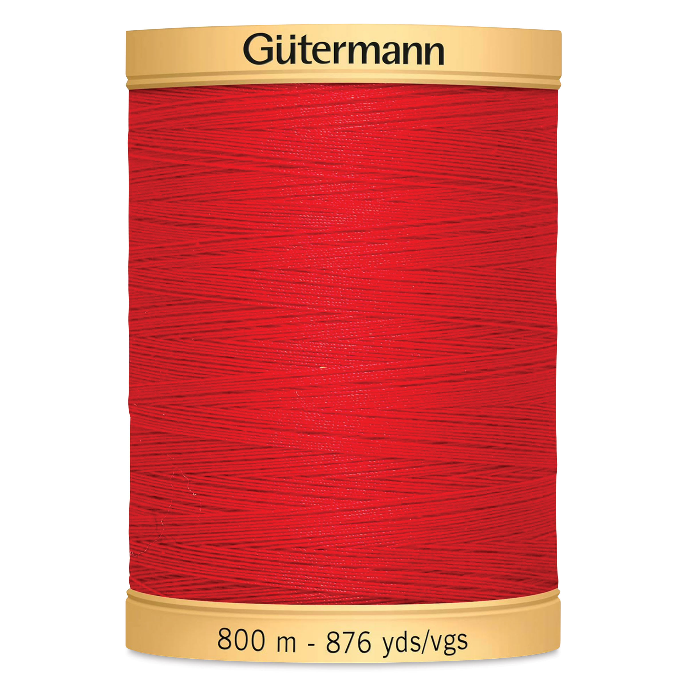 Gutermann Natural Cotton 50 Sewing Thread - Red, 876 yd Spool