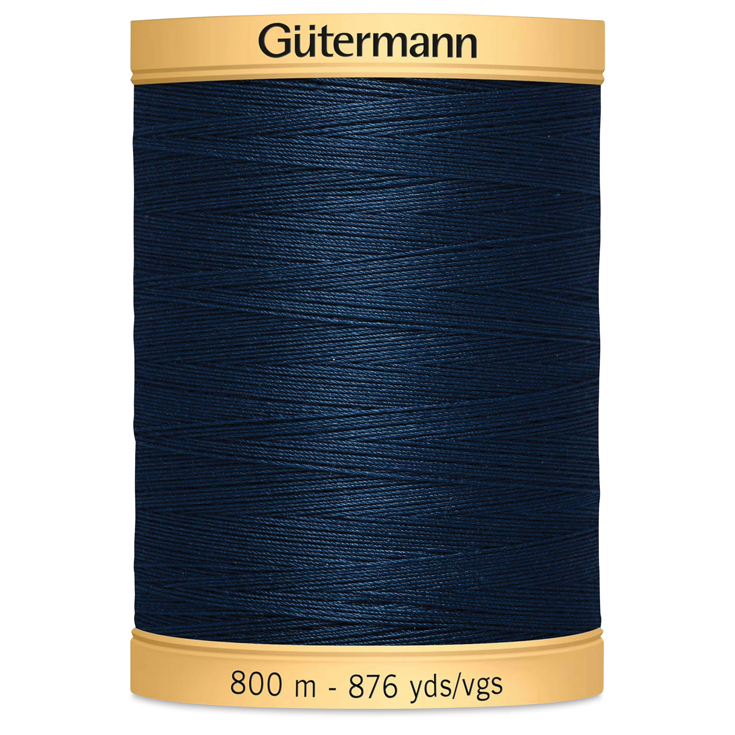 Gutermann Natural Cotton 50 Sewing Thread - Navy, 876 yd Spool