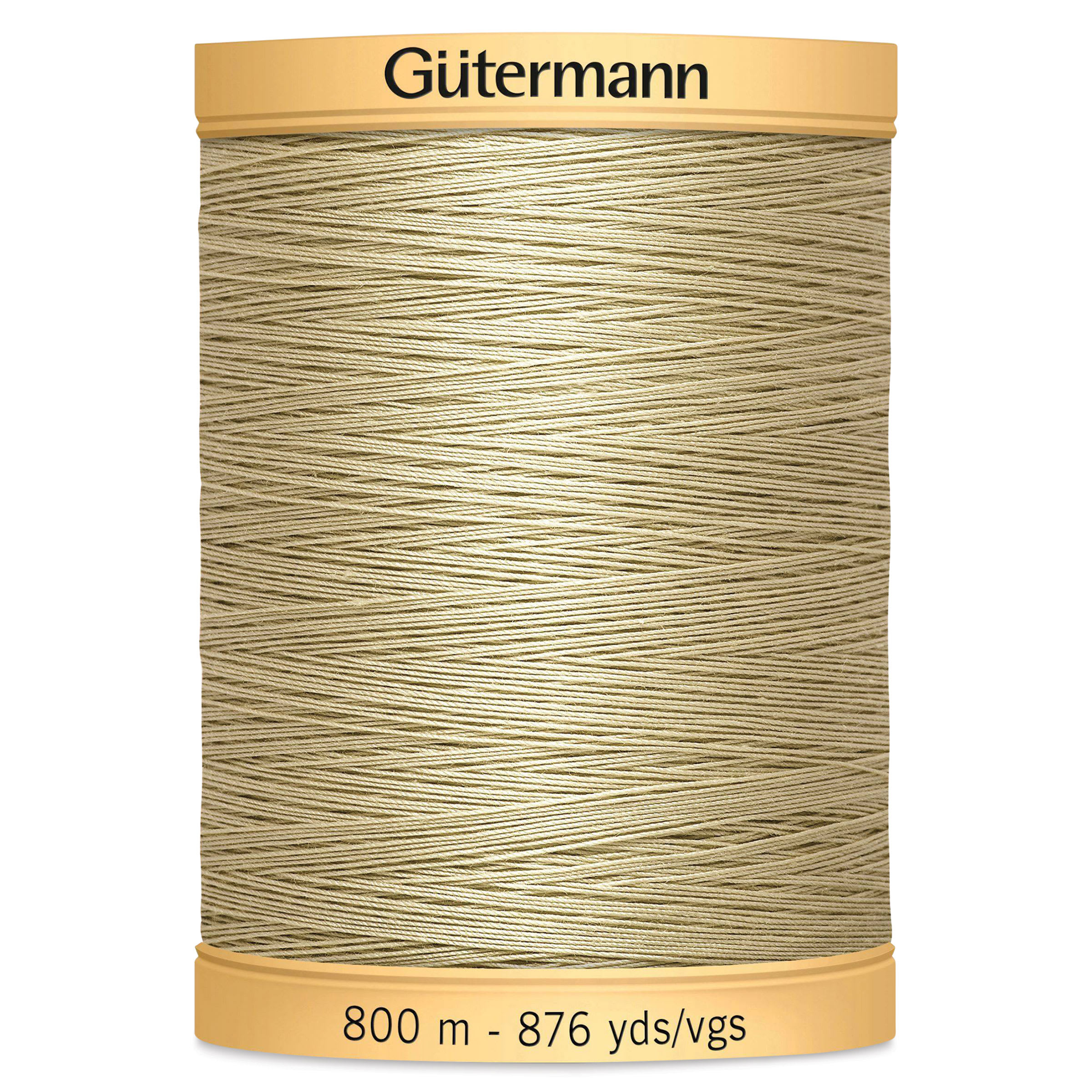 Gutermann Natural Cotton 50 Sewing Thread - Burlap Beige, 876 yd Spool