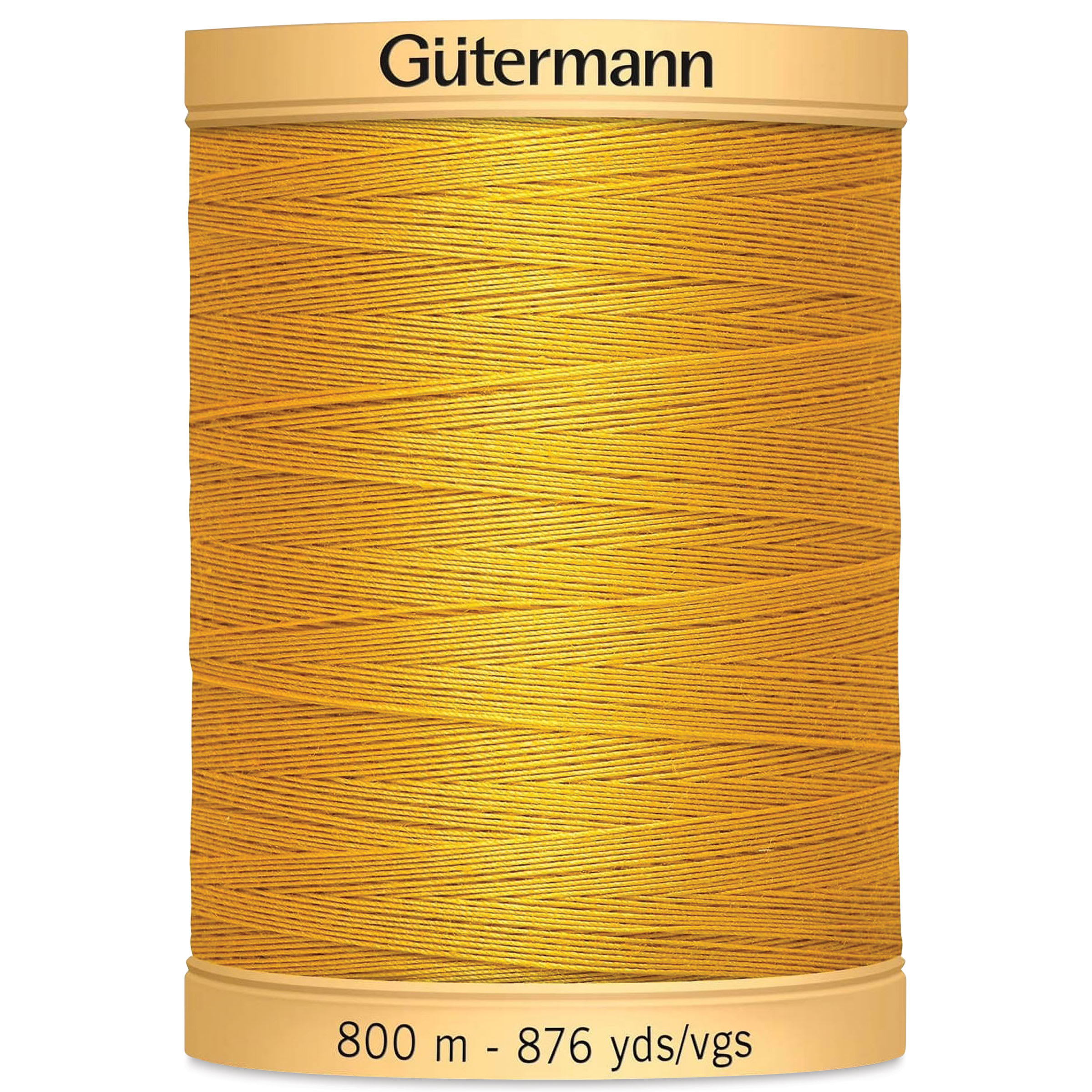 Gutermann Natural Cotton 50 Sewing Thread - Gold, 876 yd Spool