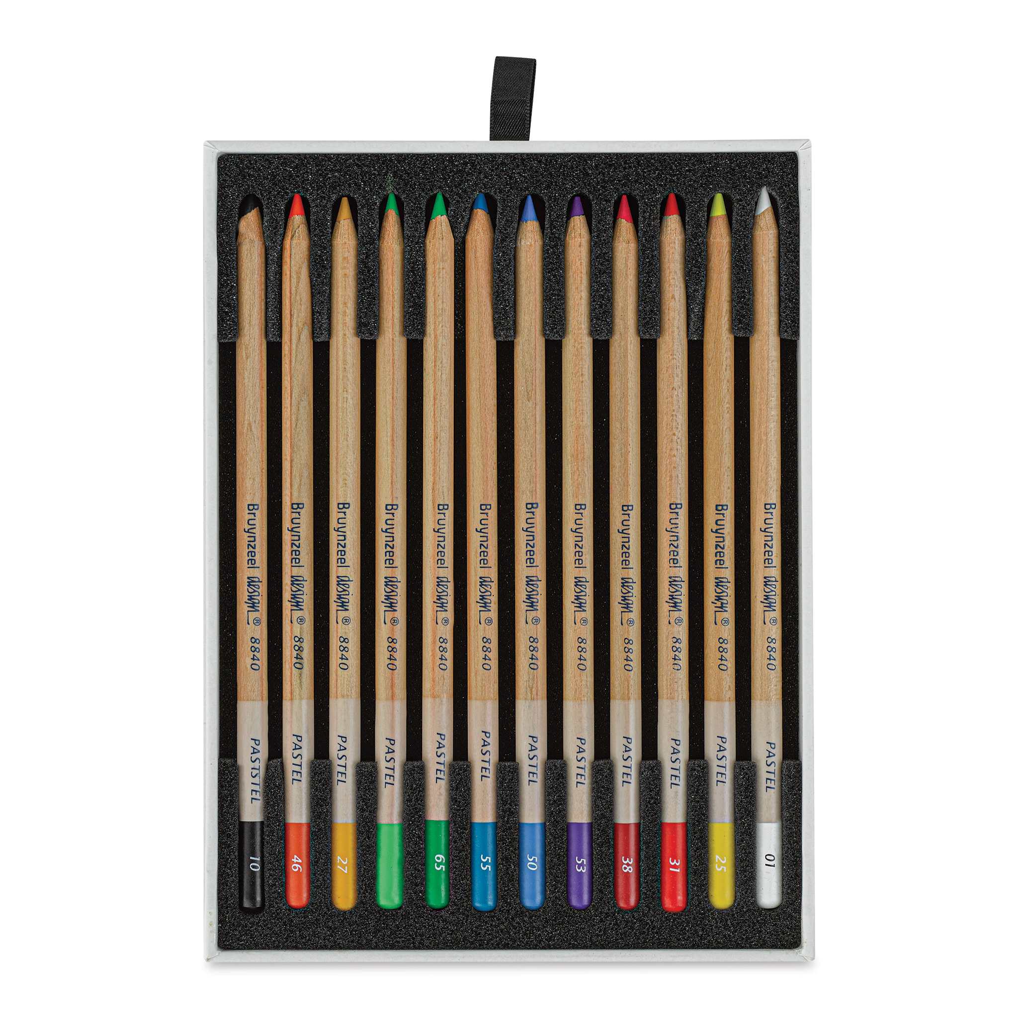 Bruynzeel Design Pastel Pencils - Set of 12, Assorted Colors