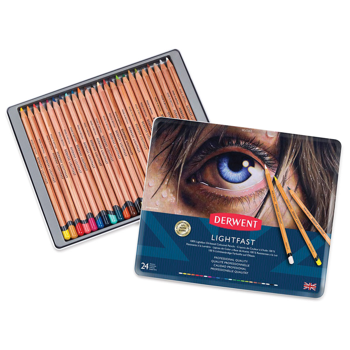 Derwent Lightfast Colored Pencil - Set of 24, Assorted Colors