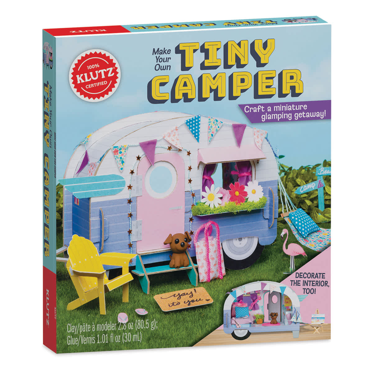 Klutz Make Your Own Tiny Camper Craft Kit, One Size, Multiple Colors
