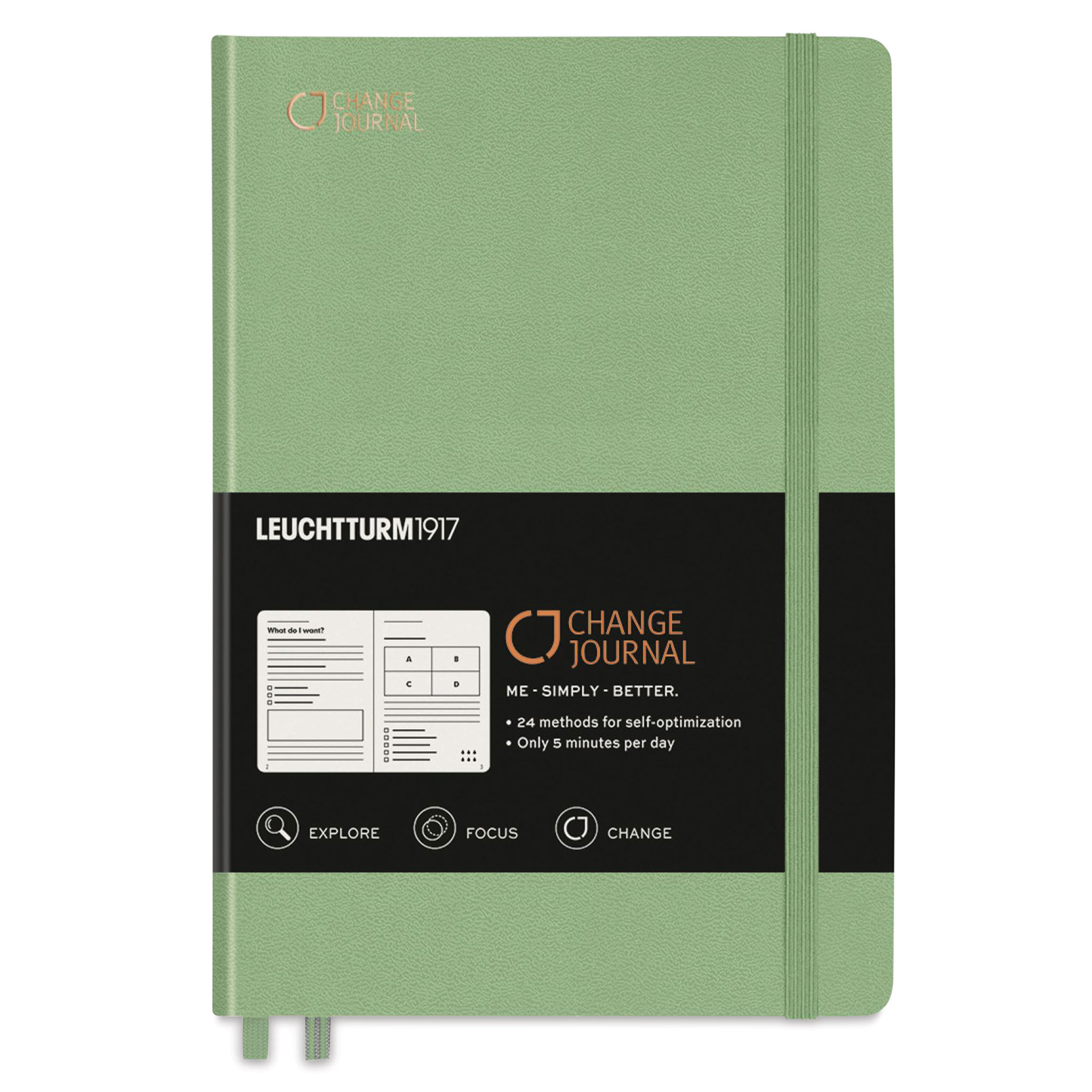 Leuchtturm1917 Change Journal - Sage, 5-3/4" x 8-1/4"