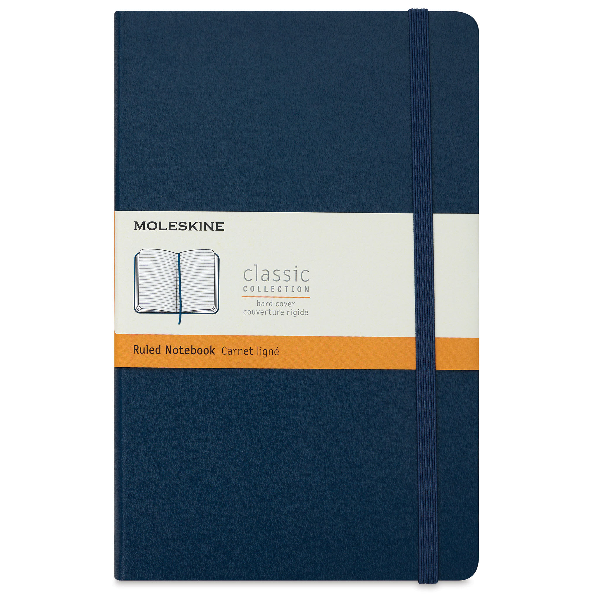 Moleskine Classic Professional Notebooks, 5 x 8.25, Wide Ruled, 240 Sheets, Sapphire Blue (893601), Paper | Quill