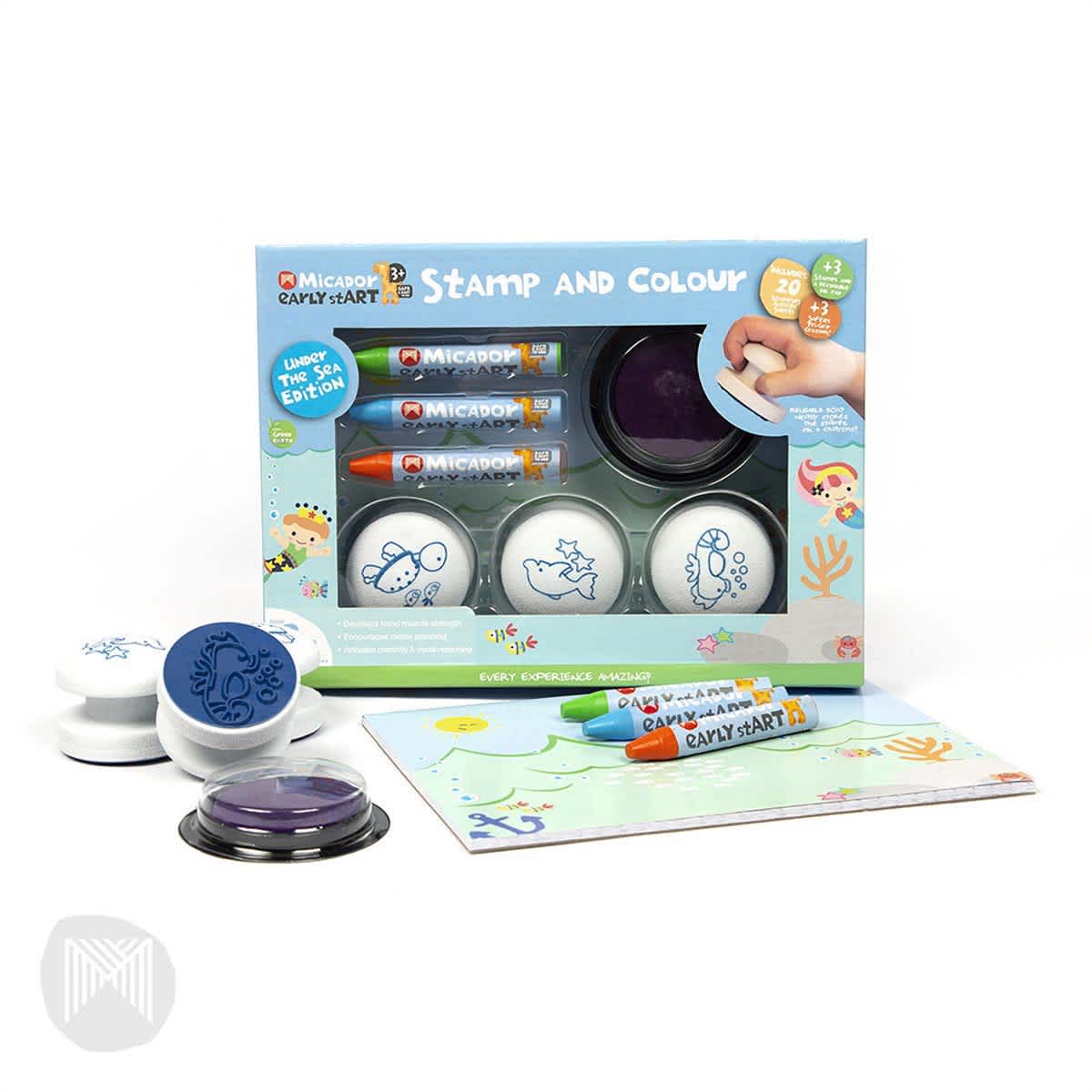 Stamp and Colour Mini Packs Under the Sea Edition Pack