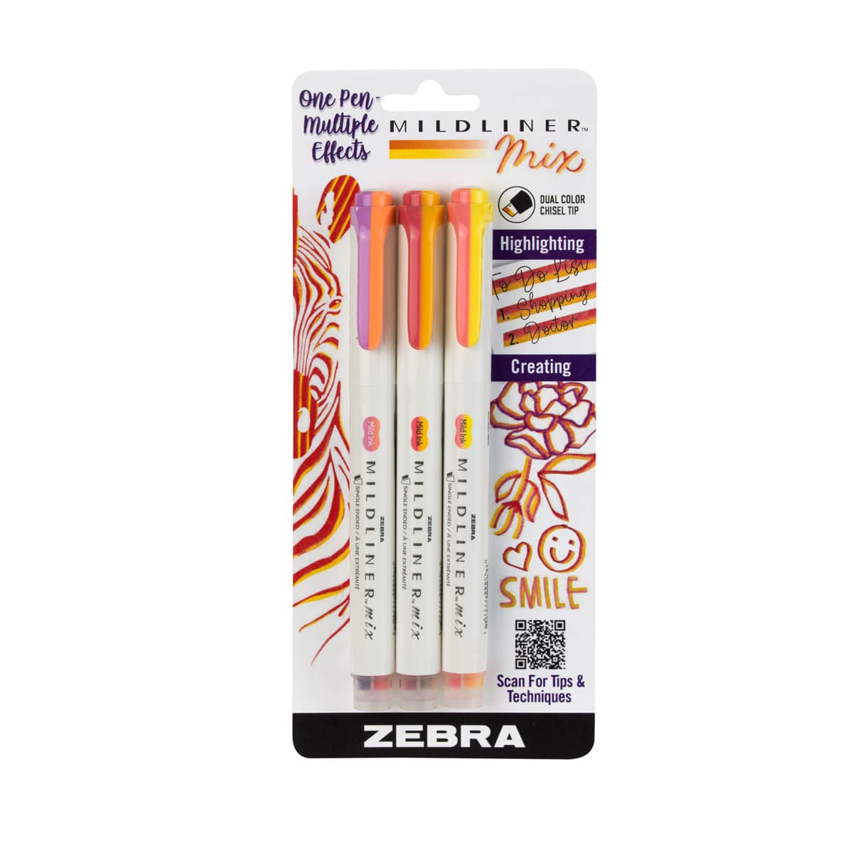 Mildliner Mix Creative Highlighter Warm