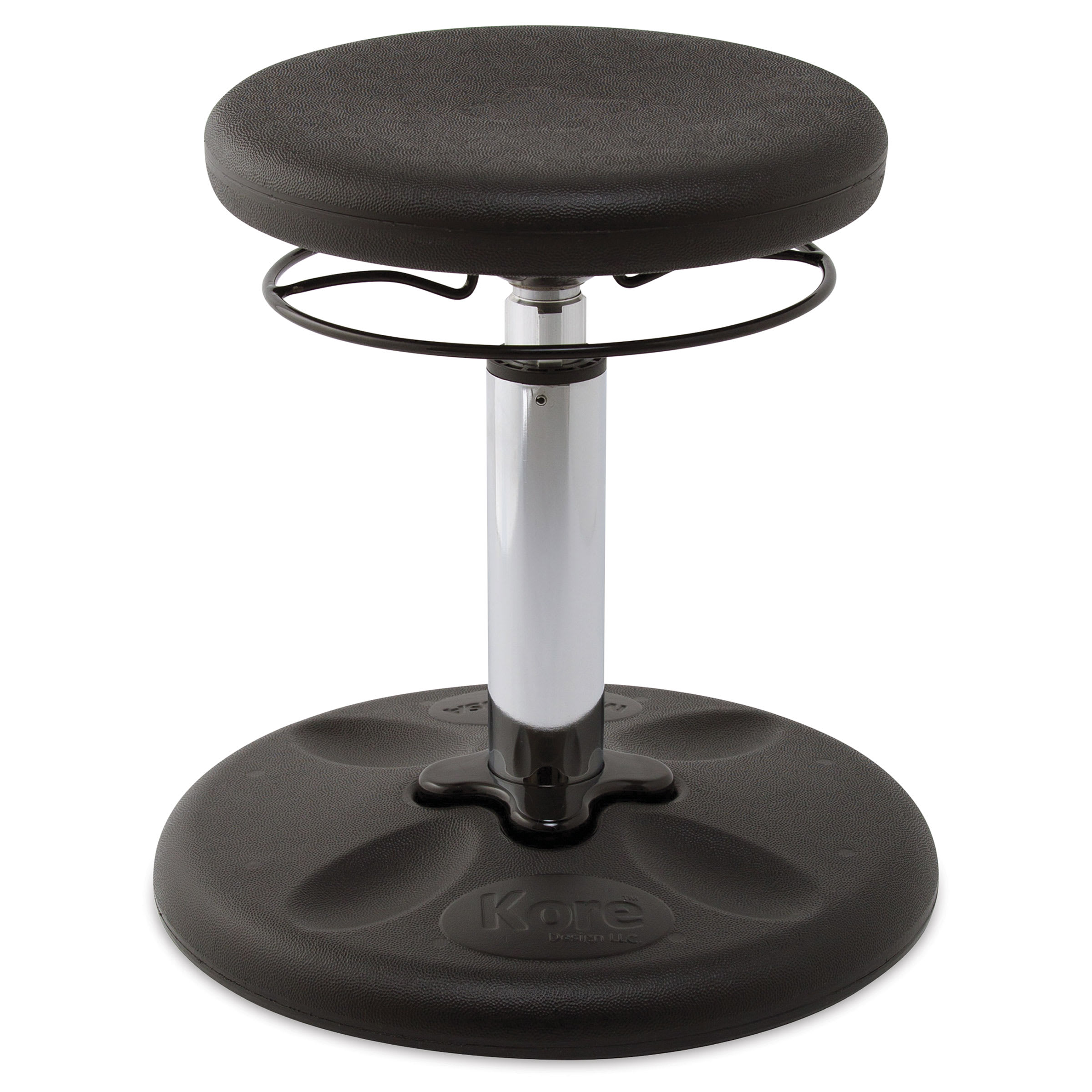 Kore Design Kids Adjustable Standard Wobble Chair 14 to 19, Black (KD-3105), Plastic | Quill