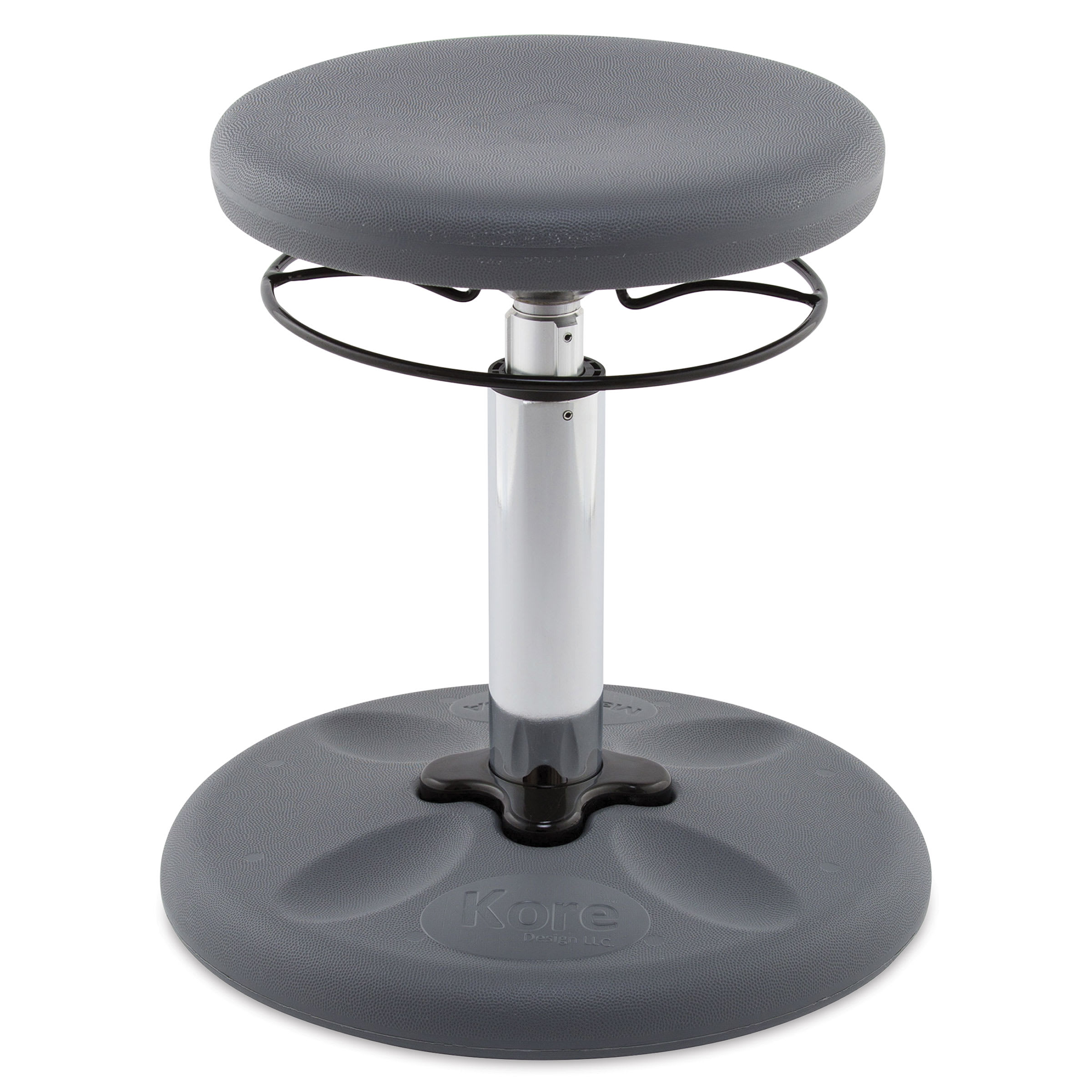 Kore Design Kids Adjustable Standard Wobble Chair 14 to 19, Grey (KD-3106), Plastic | Quill