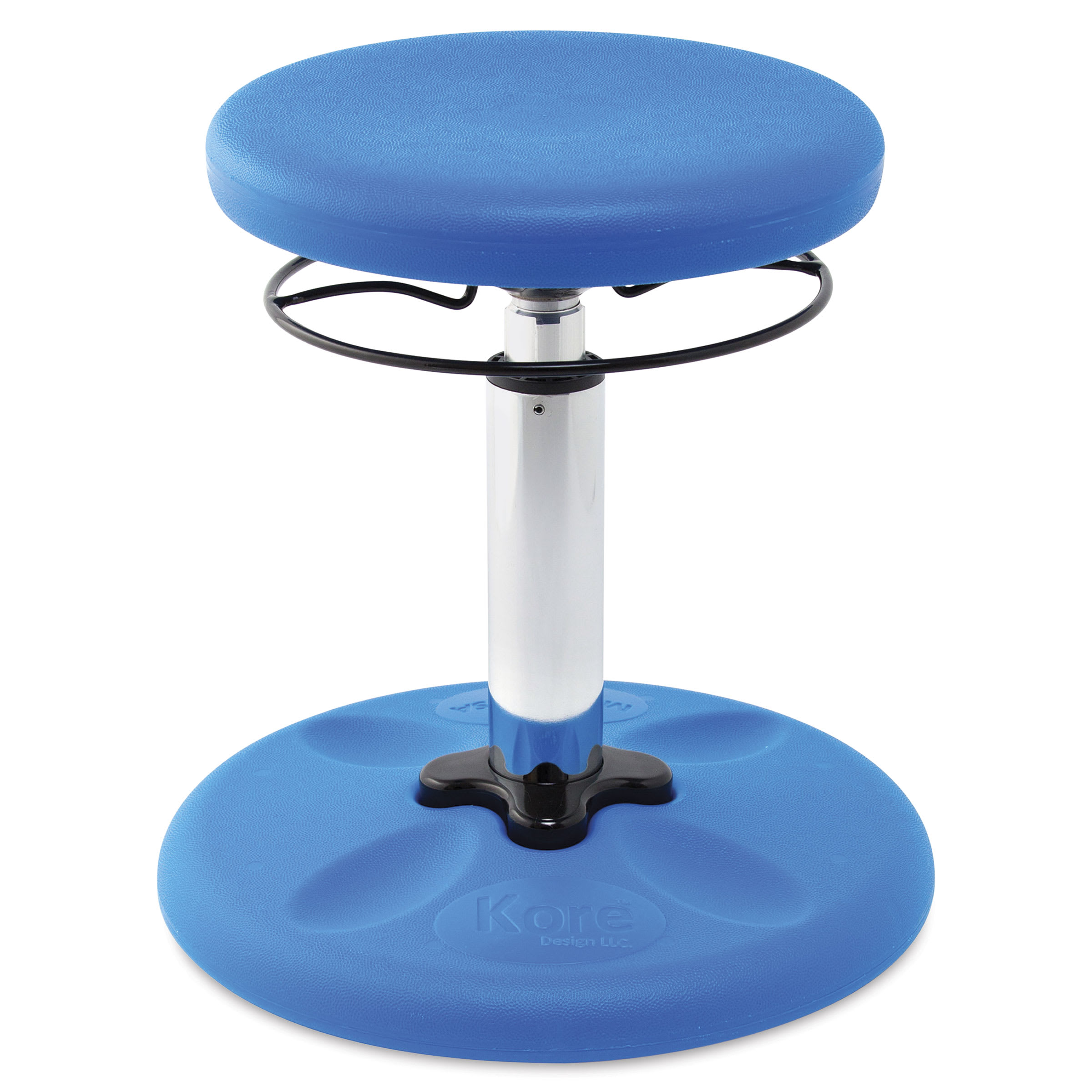 Kore Design Kids Adjustable Standard Wobble Chair 14 to 19, Blue (KD-3101), Plastic | Quill
