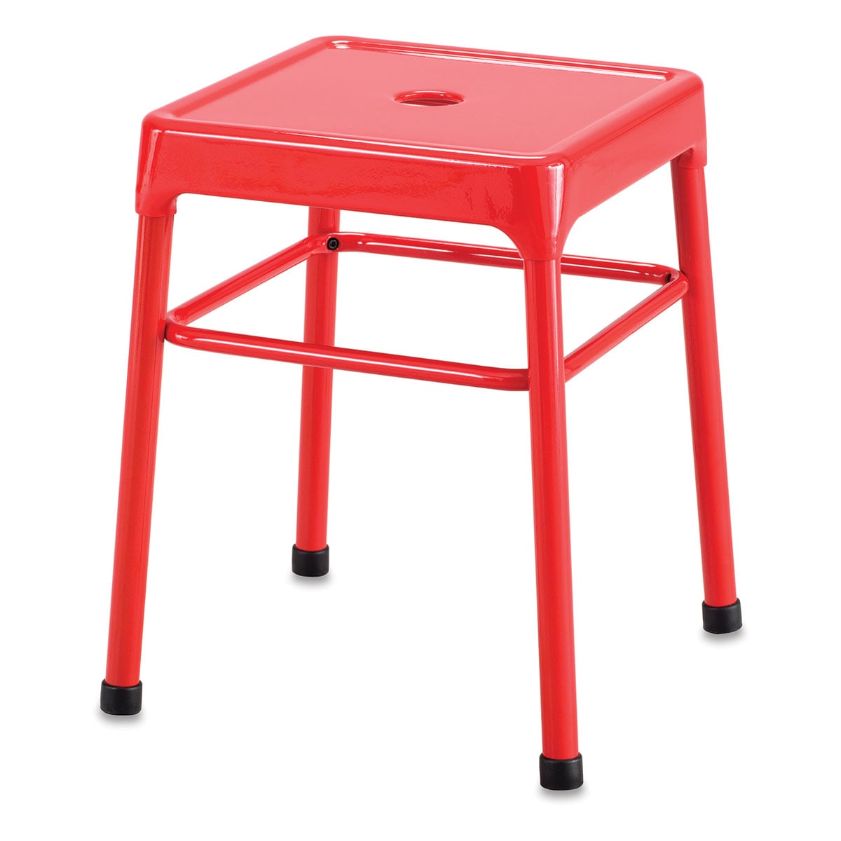 Safco Steel Guest Stool, Red (6604RD)