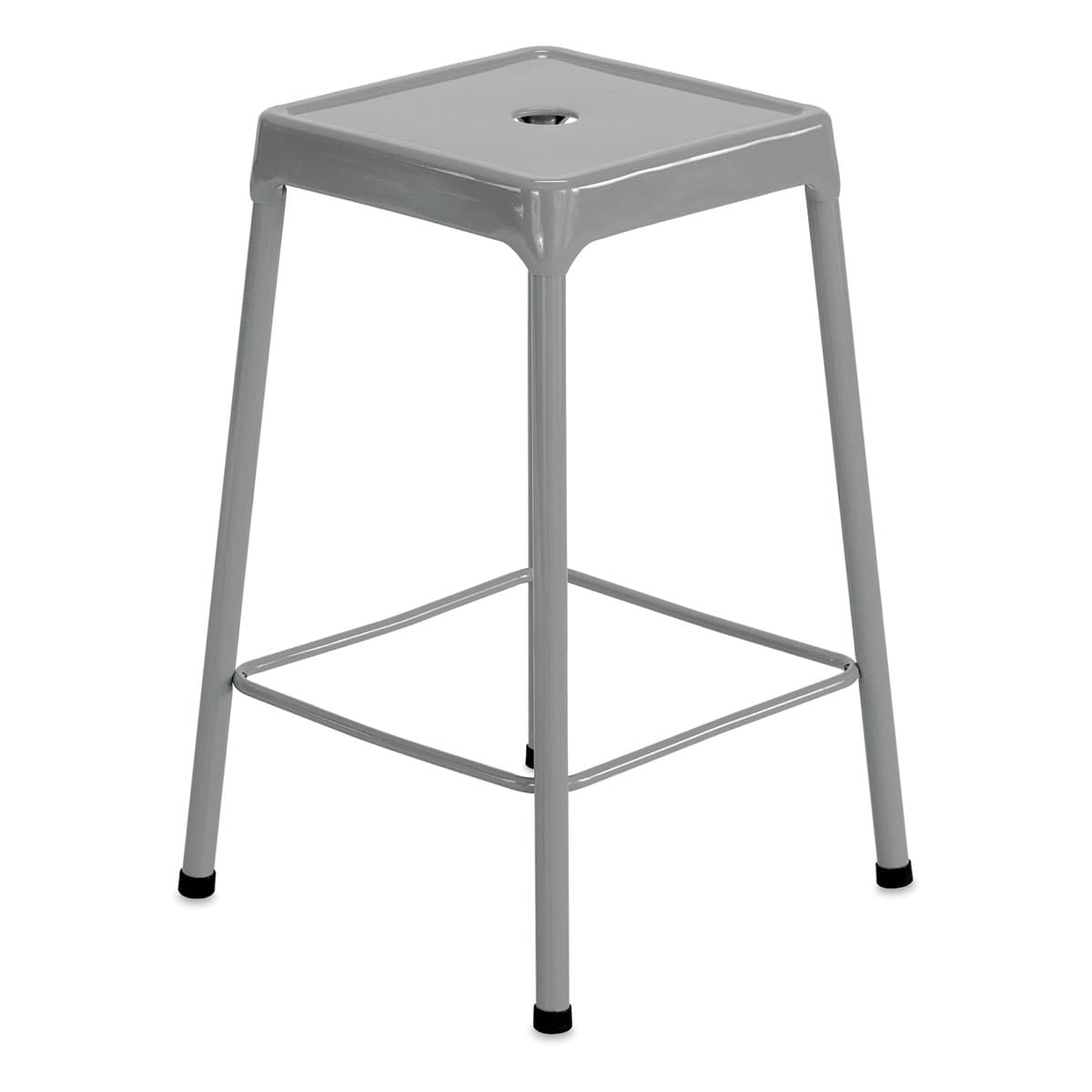 Safco Steel Counter Stool - Silver