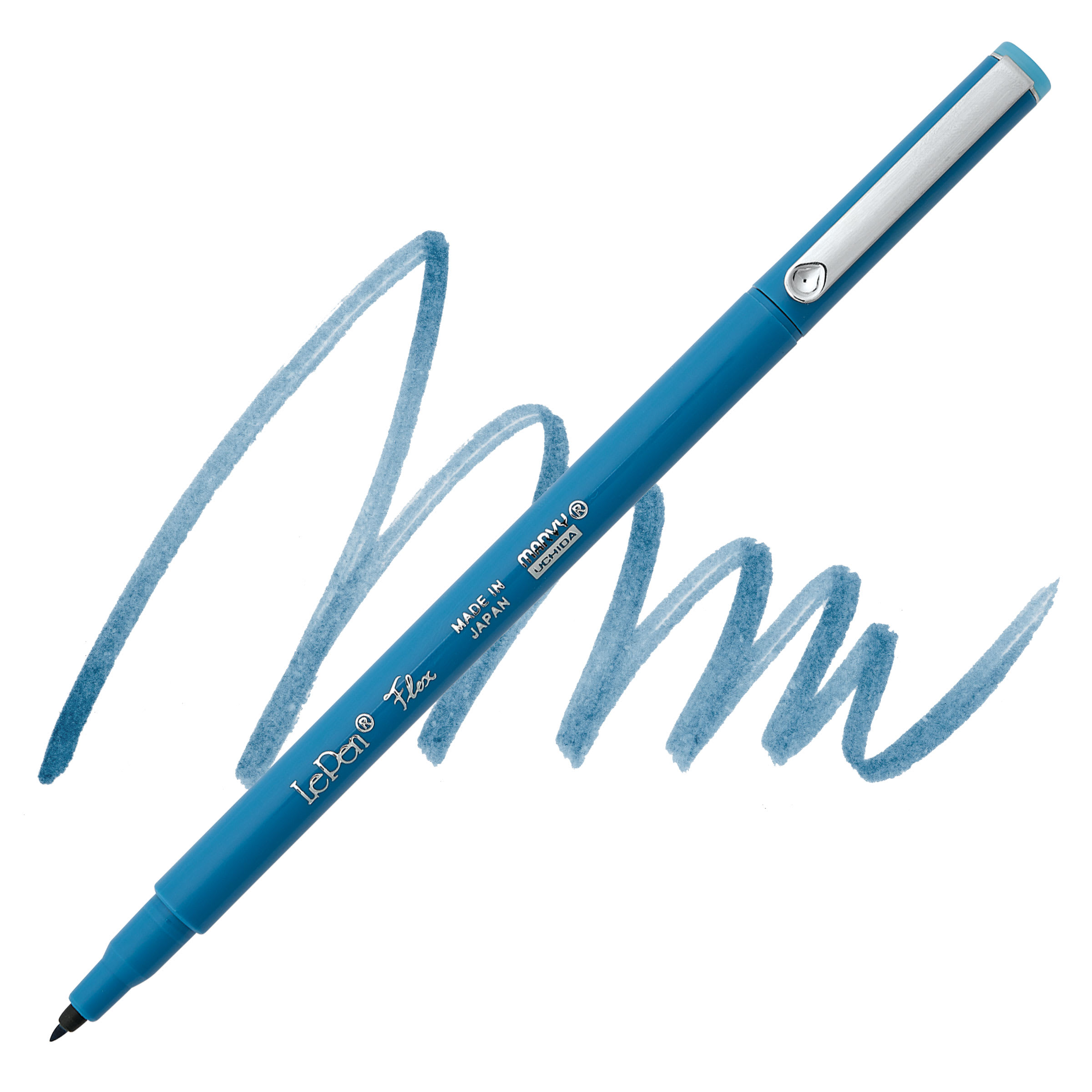 Marvy Uchida LePen Flex Marker - Steel Blue