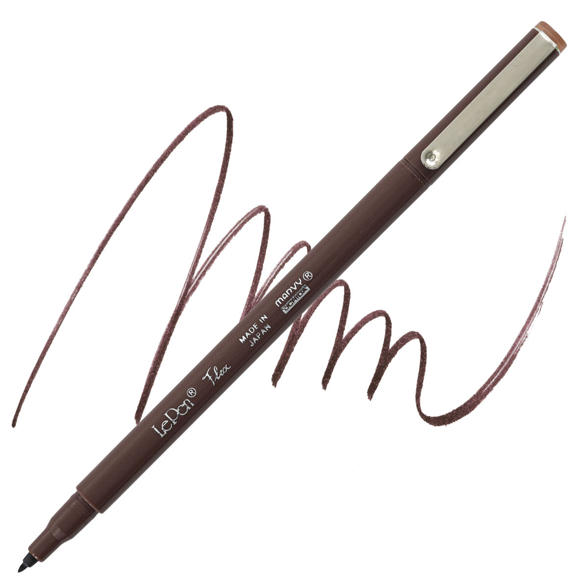 Marvy Uchida LePen Flex Marker - Brown