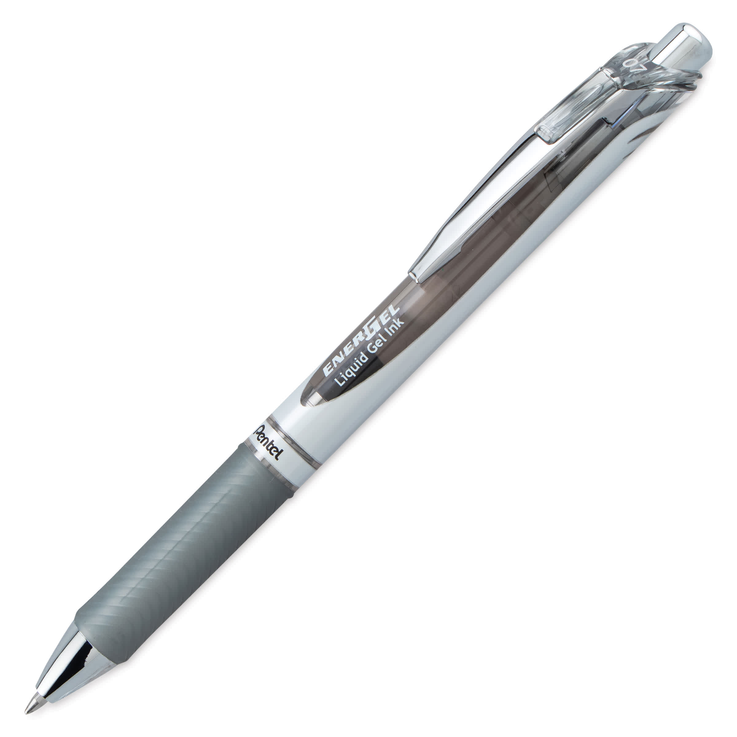 Pentel EnerGel RTX Gel Pen - Gray, 0.7 mm