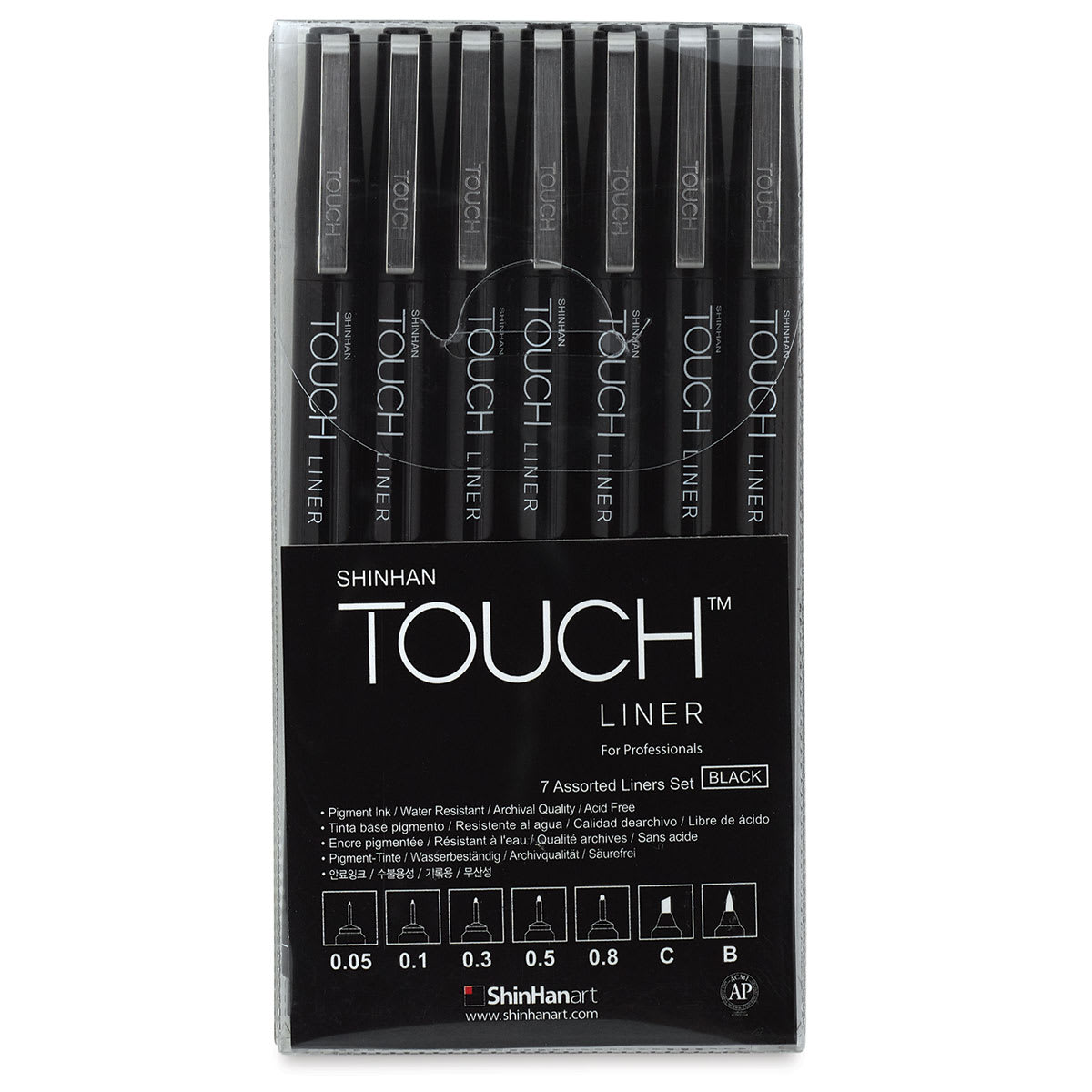 Escoda Synthetic Watercolor Travel Brush Set 1271 Blue Series