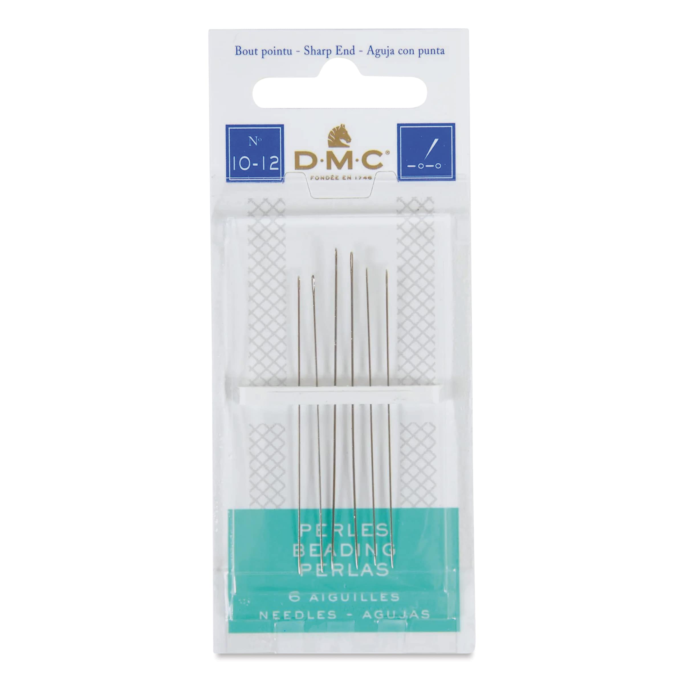 DMC Beading Needles - Set of 6, Assorted Sizes