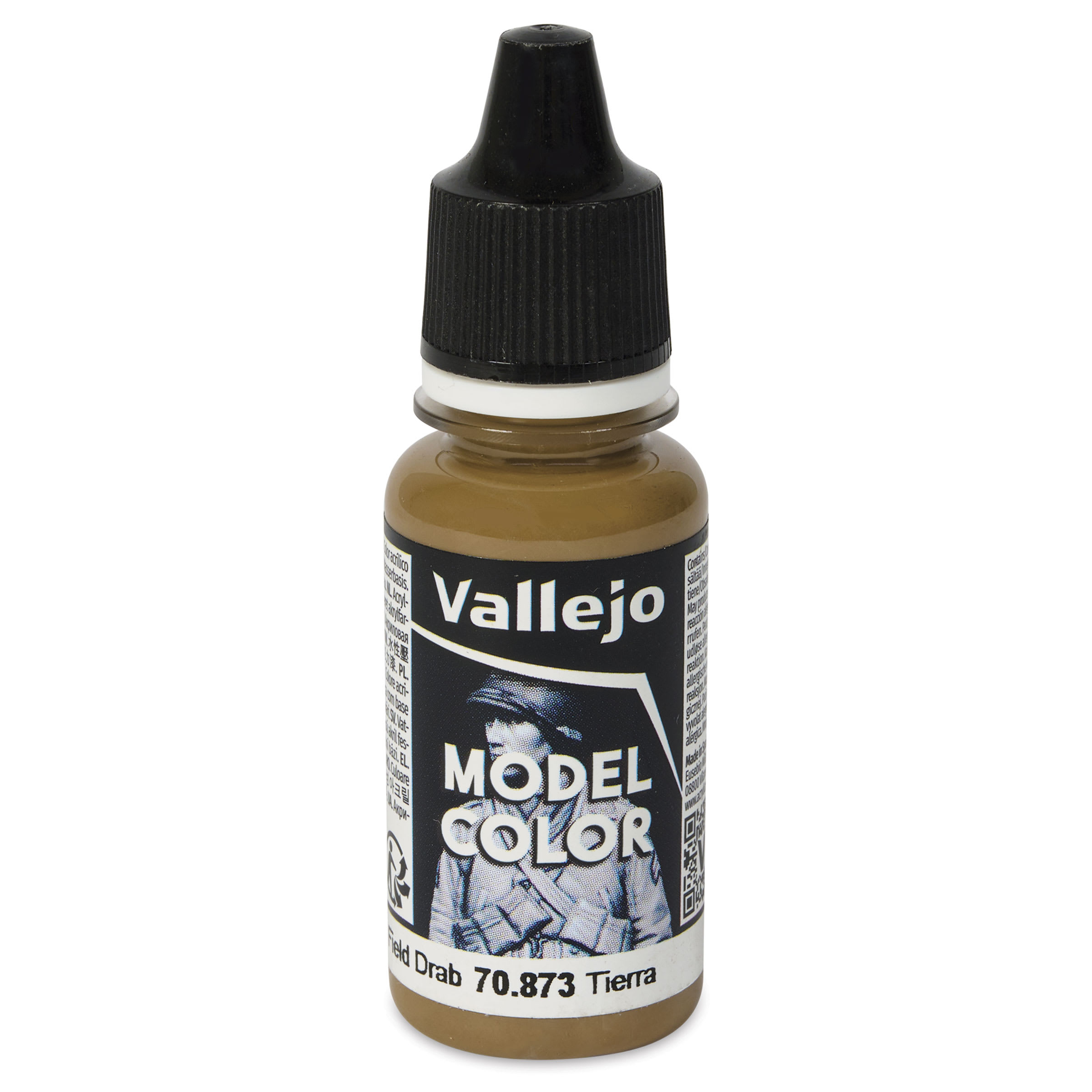 Vallejo Acrylic Model Color Paint - US Field Drab, 18 ml