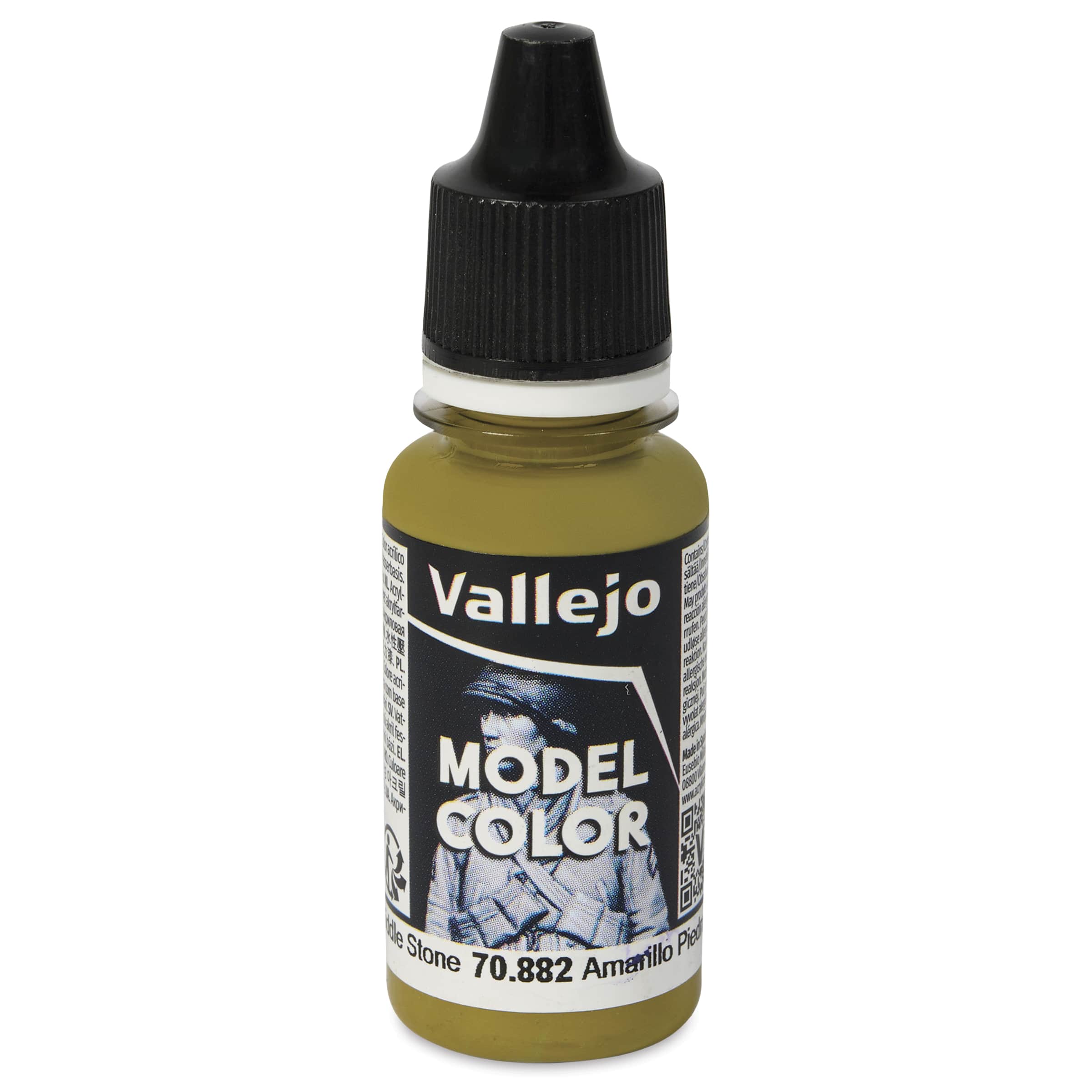 Vallejo Acrylic Model Color Paint - Middle Stone, 18 ml