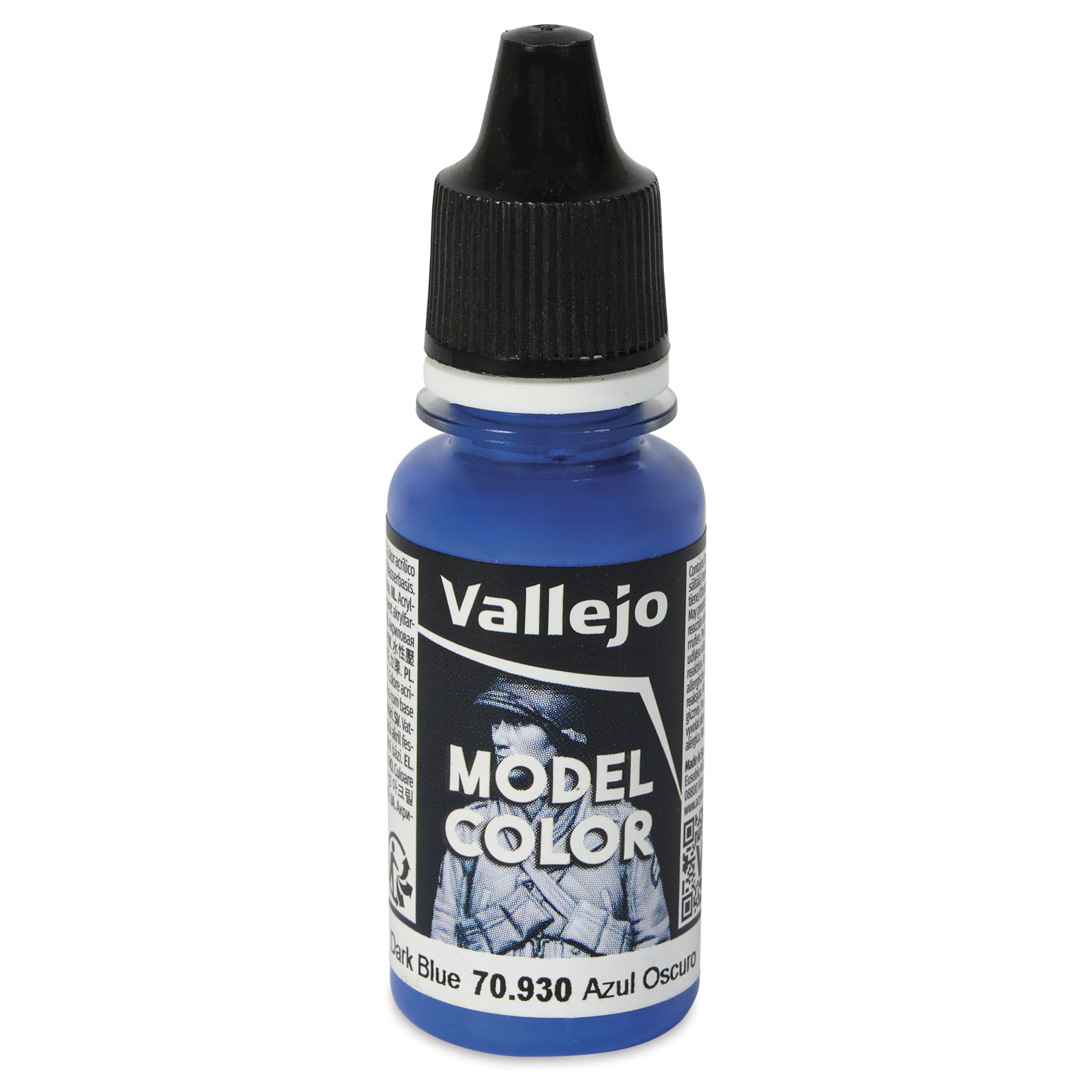 Vallejo Acrylic Model Color Paint - Dark Blue, 18 ml
