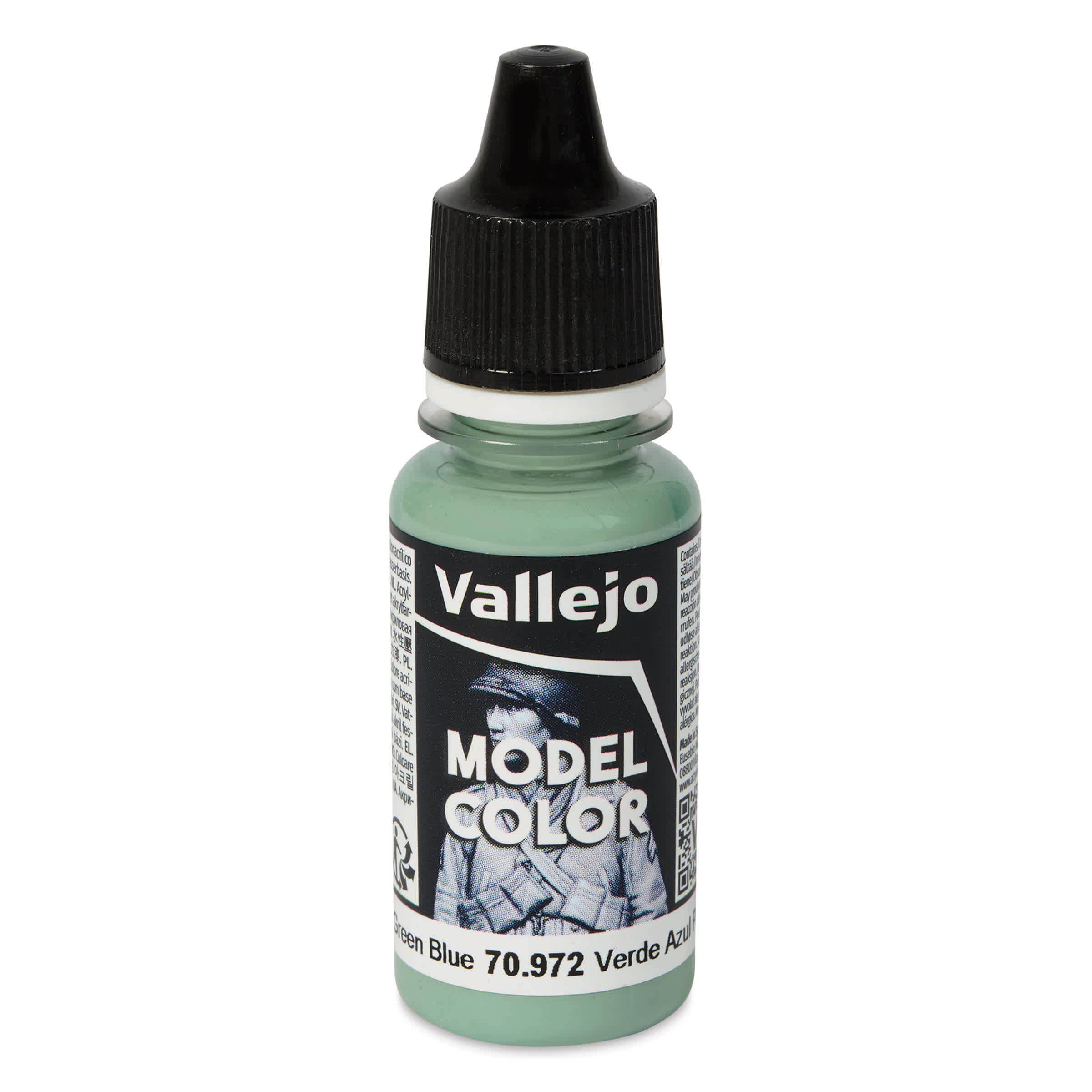 Vallejo Acrylic Model Color Paint - Light Green Blue, 18 ml