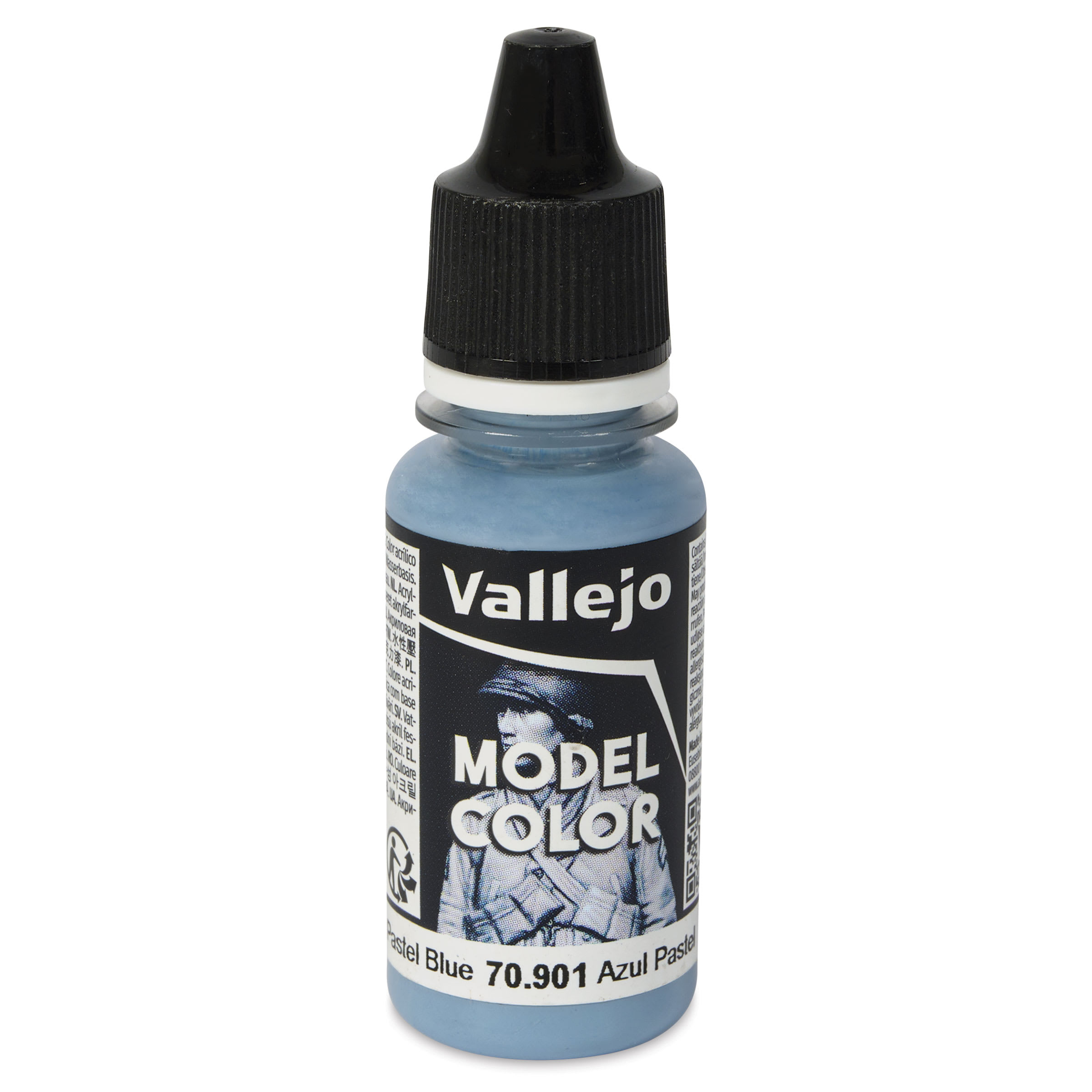 Vallejo Acrylic Model Color Paint - Pastel Blue, 18 ml