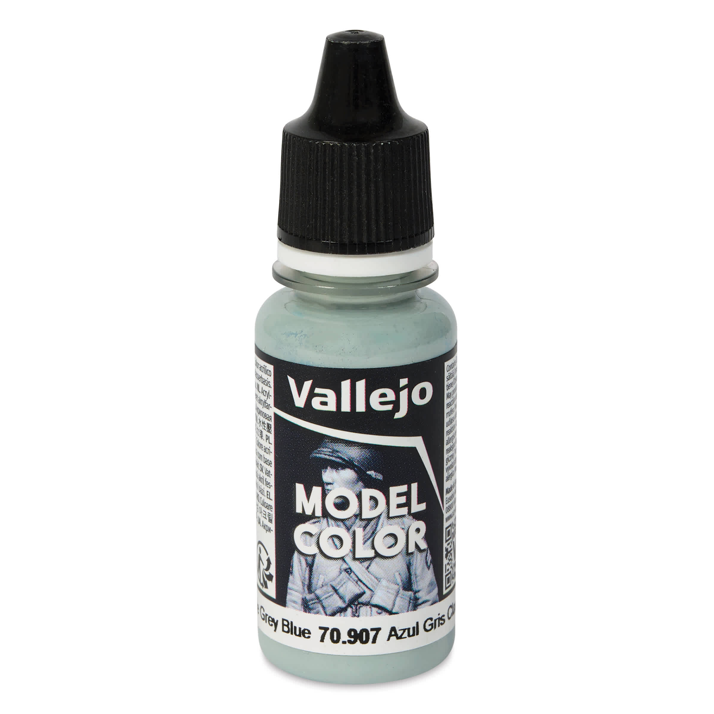 Vallejo Acrylic Model Color Paint - Pale Grey Blue, 18 ml