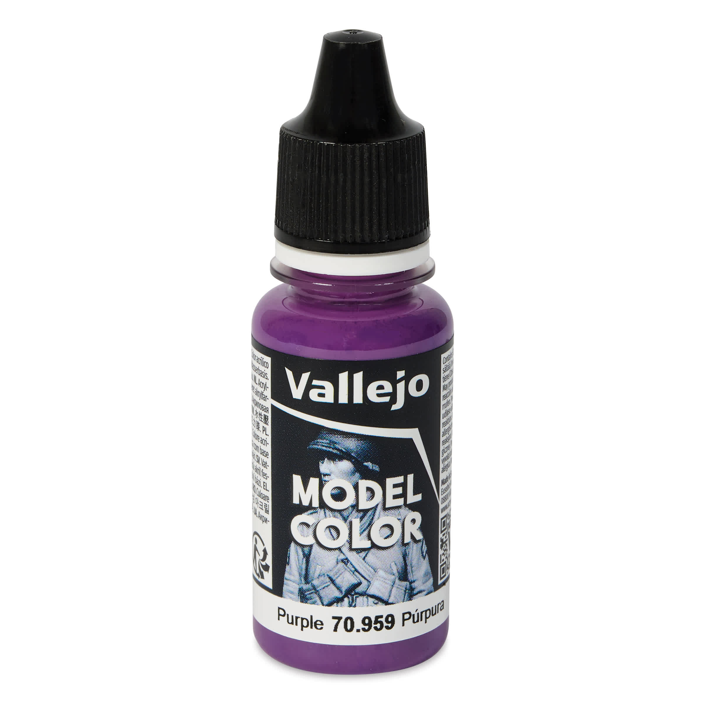 Vallejo Acrylic Model Color Paint - Purple, 18 ml