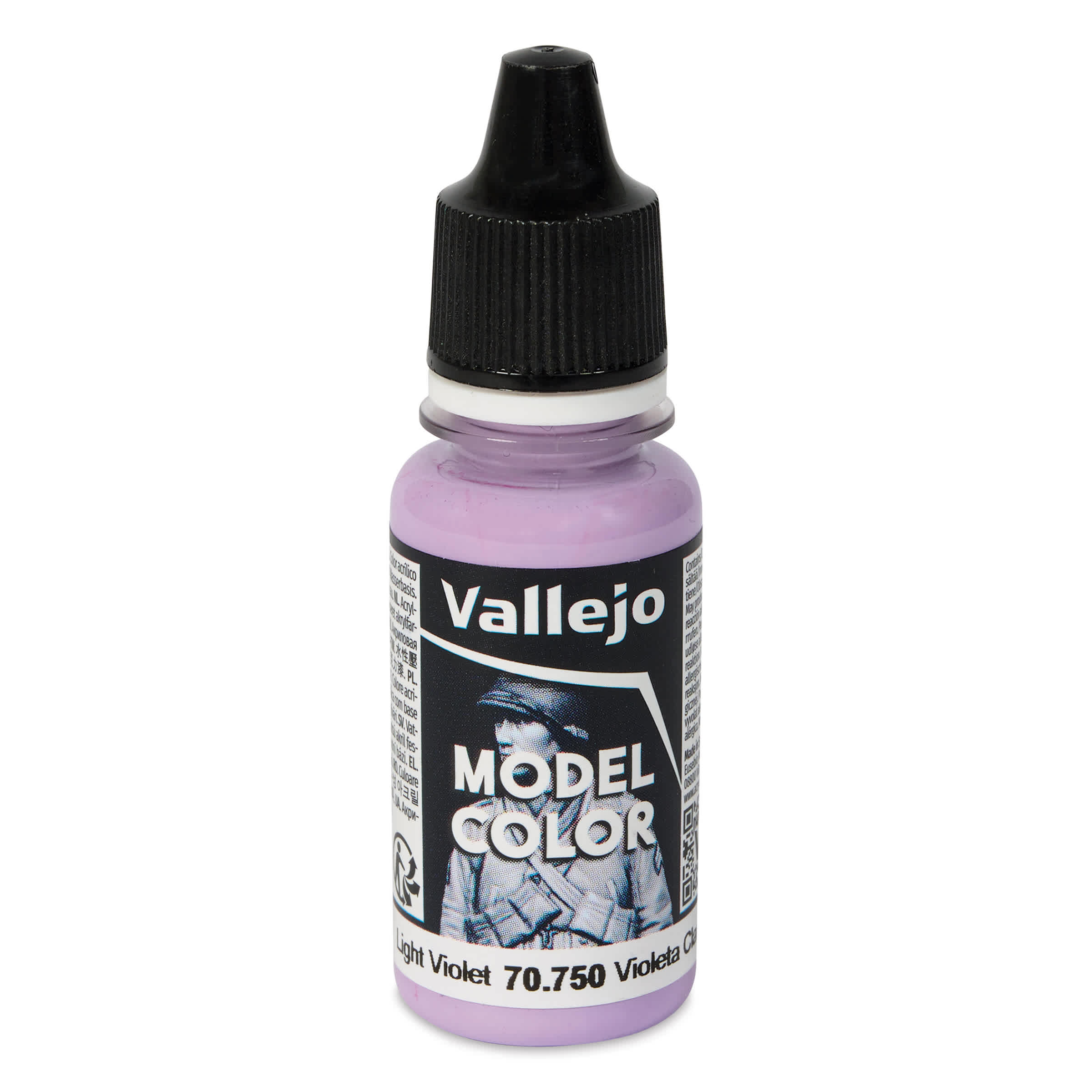 Vallejo Acrylic Model Color Paint - Light Violet, 18 ml