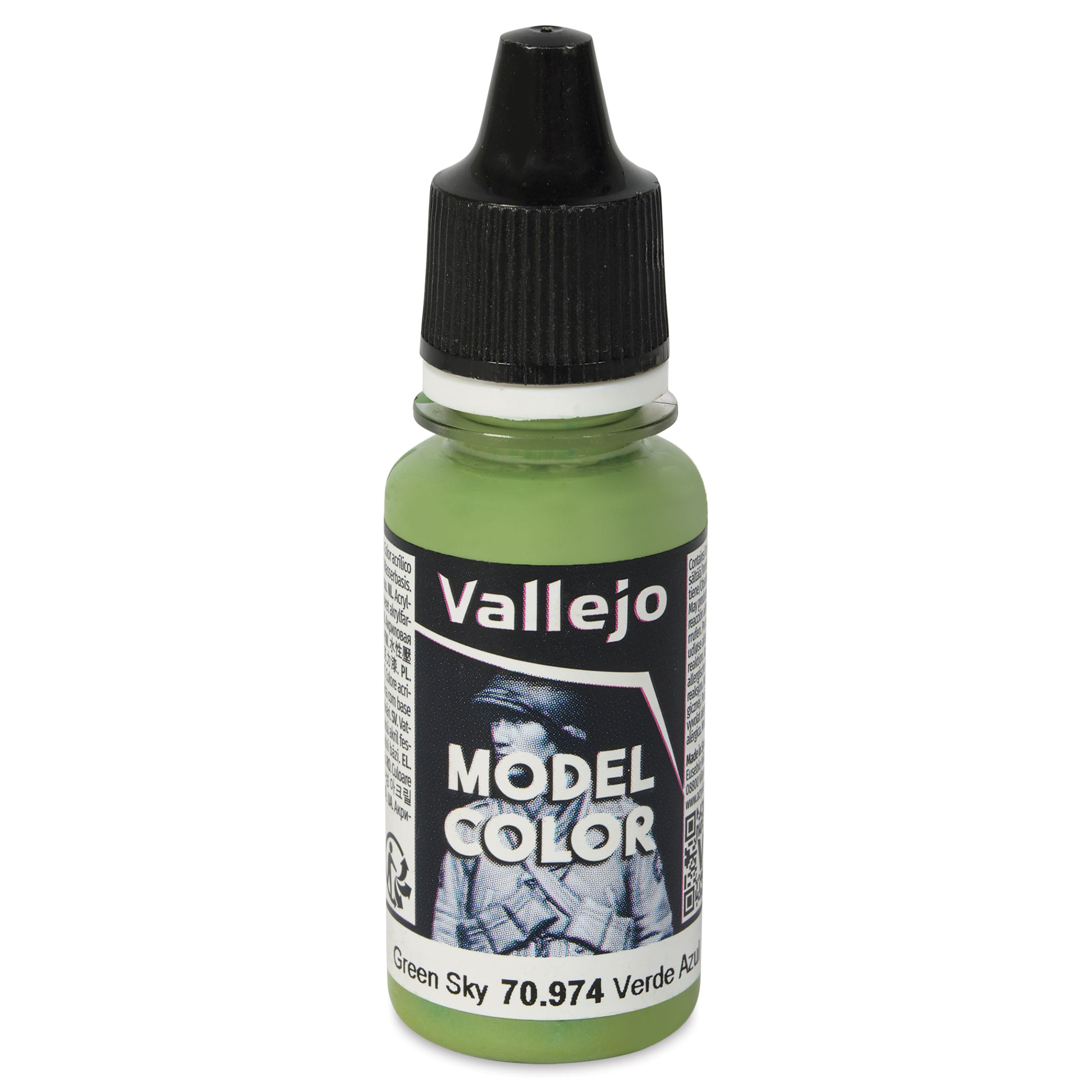 Vallejo Acrylic Model Color Paint - Green Sky, 18 ml