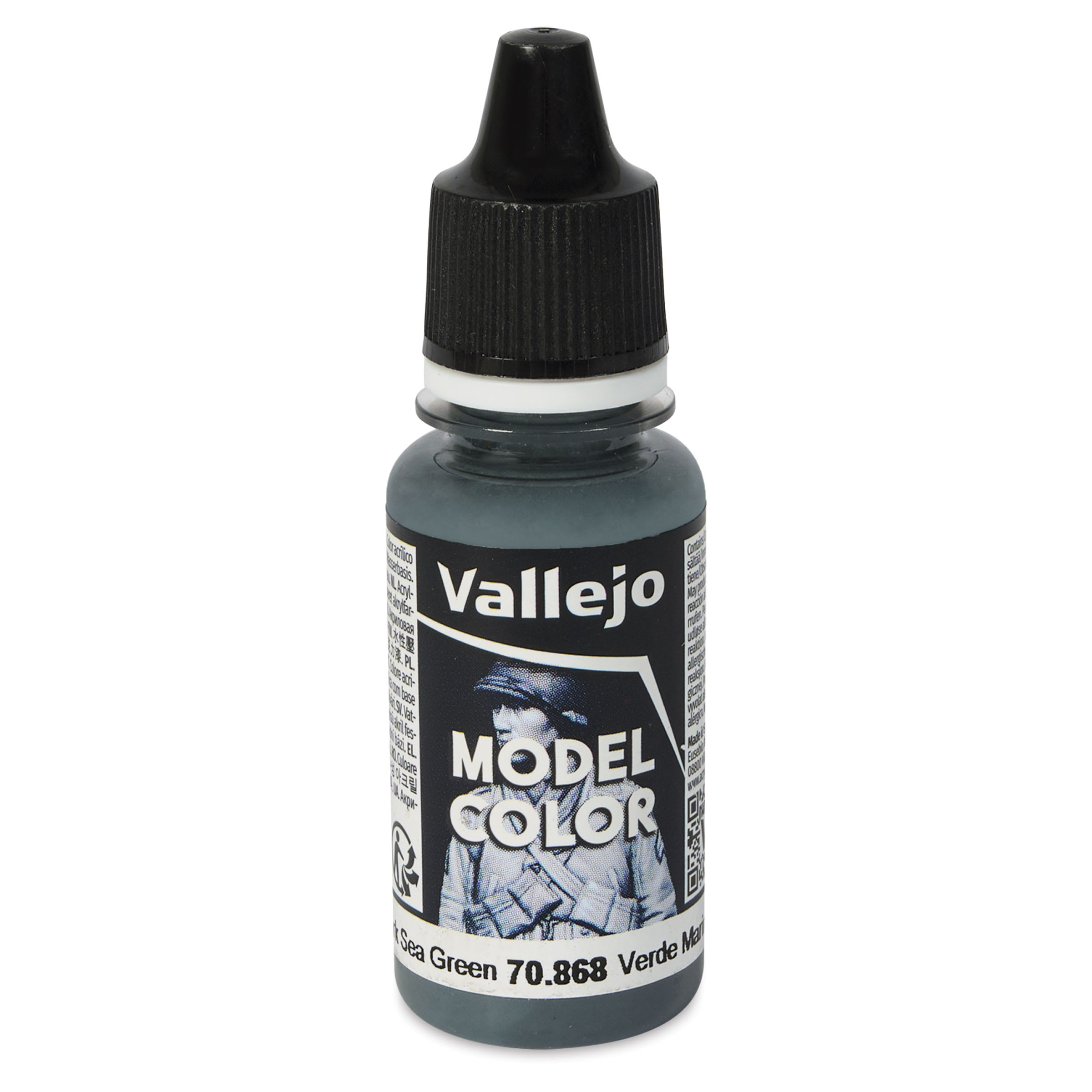 Vallejo Acrylic Model Color Paint - Dark Sea Green, 18 ml