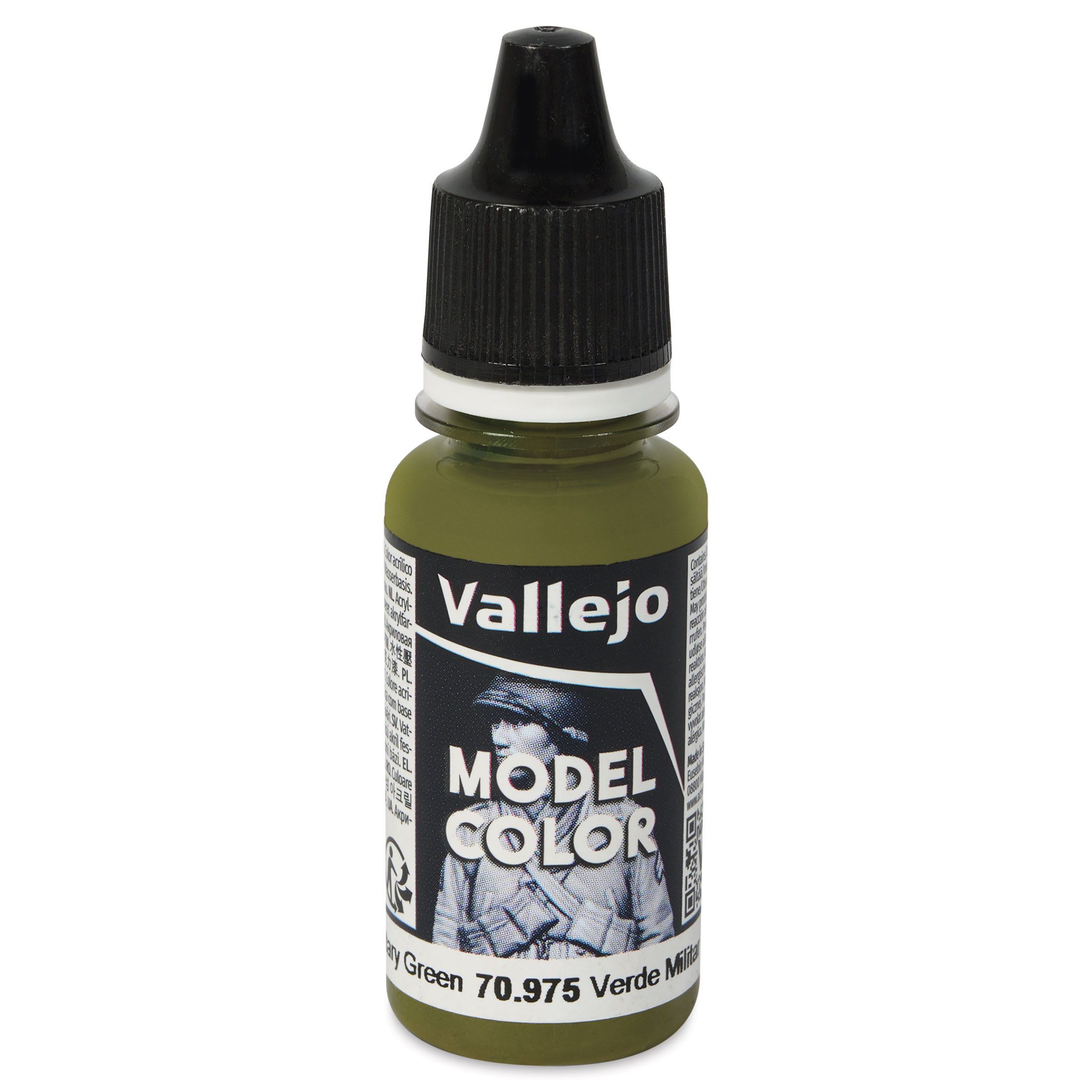 Vallejo Acrylic Model Color Paint - Military Green, 18 ml