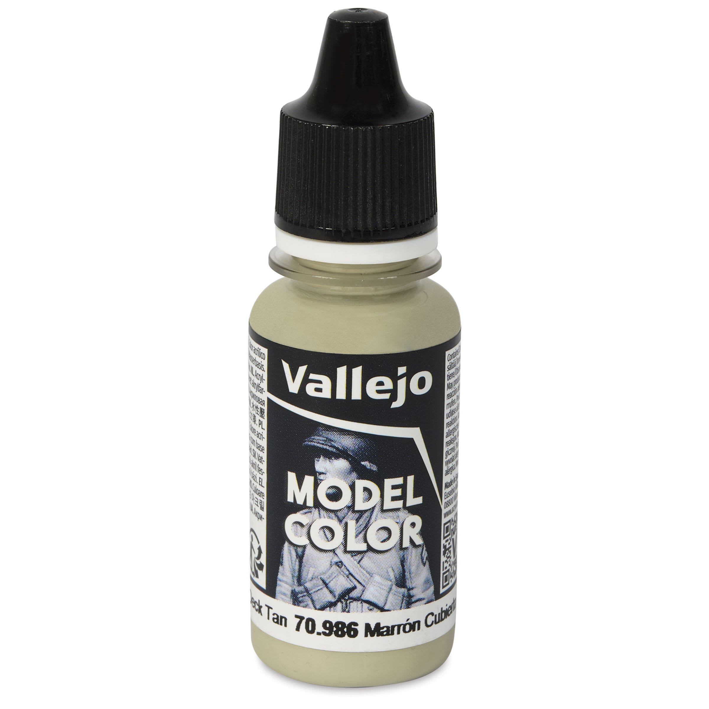 Vallejo Acrylic Model Color Paint - Deck Tan, 18 ml