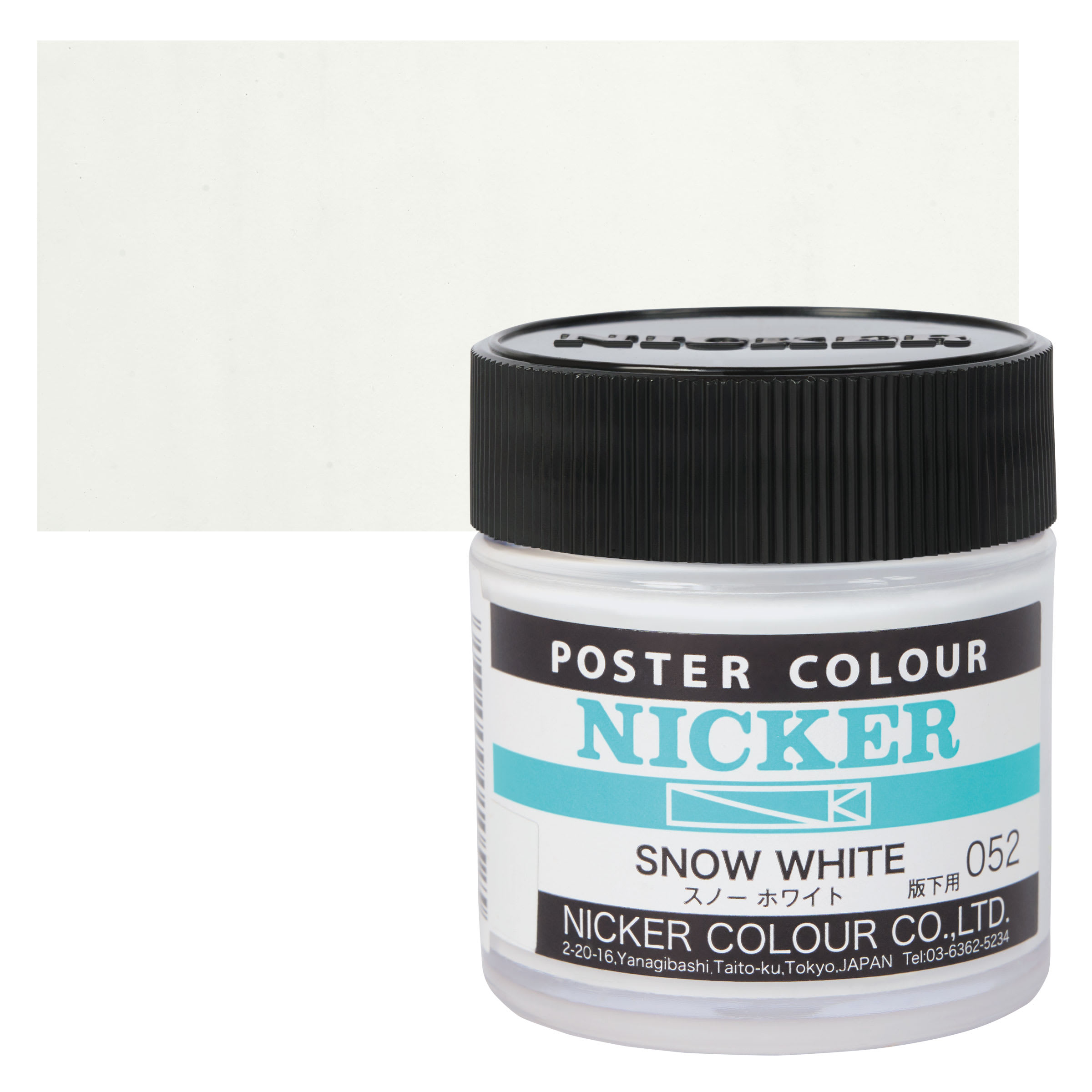 Nicker Poster Colour Paint - Snow White, 40 ml