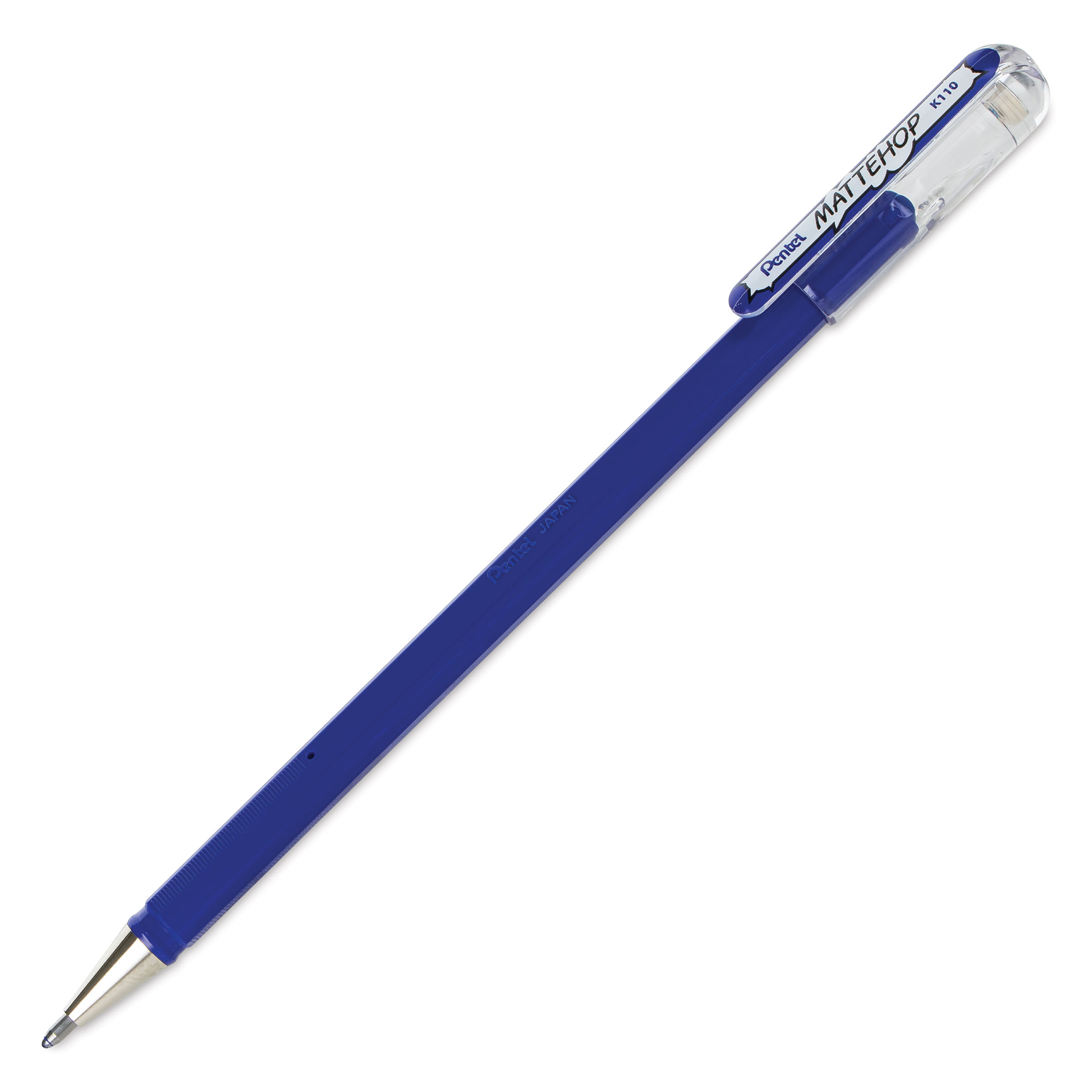 Pentel Arts Hybrid Mattehop Gel Roller Pen - Matte Blue, 1.0 mm
