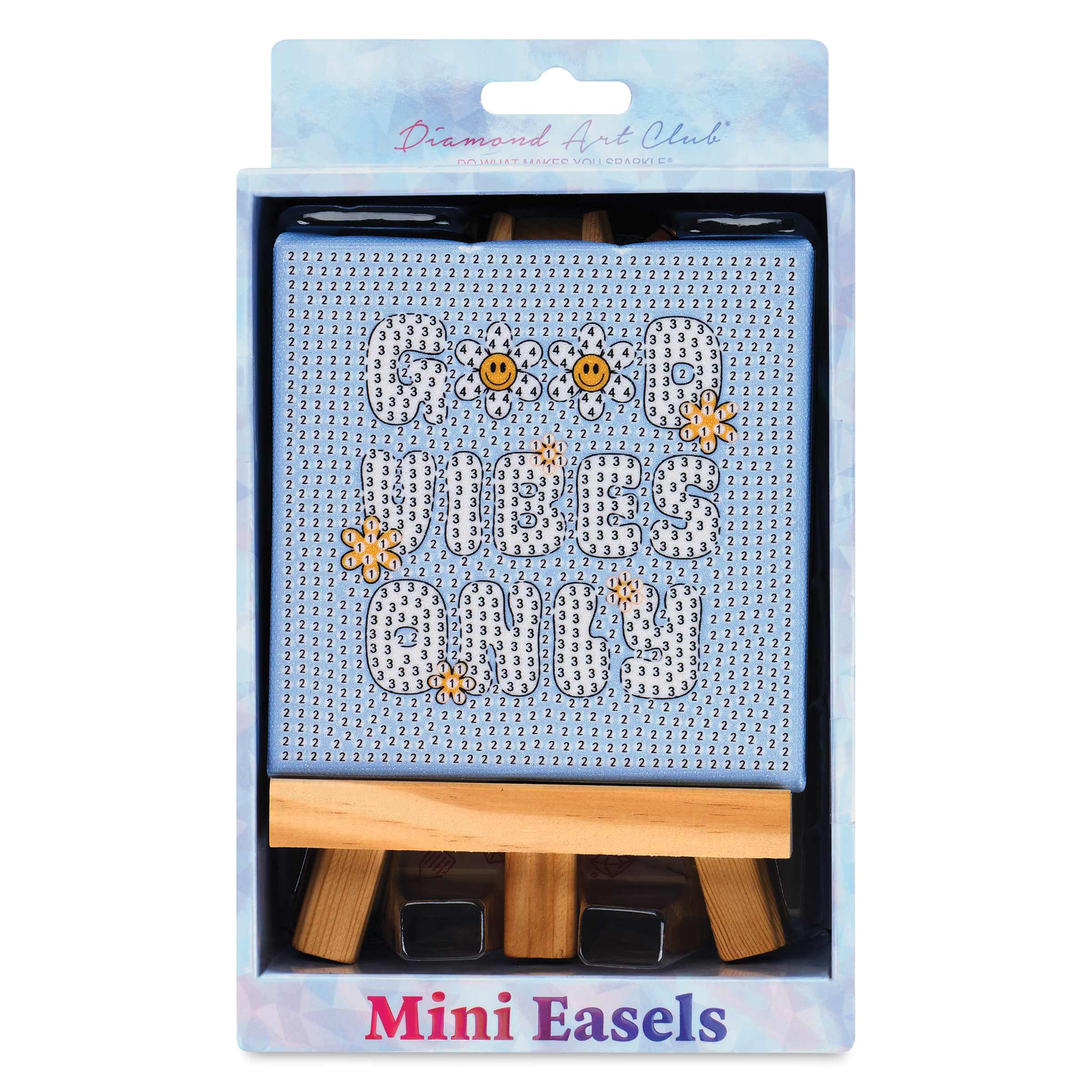 Diamond Art Club Mini Easel Kit - Good Vibes Only