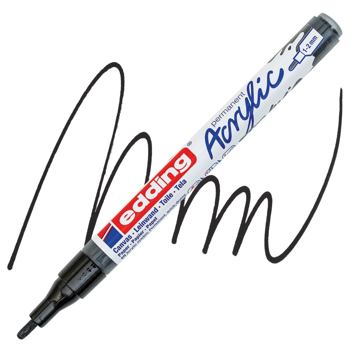 Edding Acrylic Paint Marker - Black 901, Fine