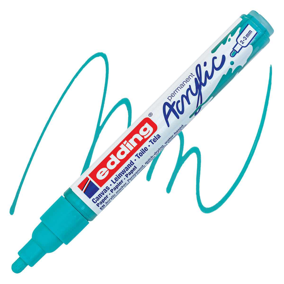 Edding Acrylic Paint Marker - Opulent Turquoise 934, Medium