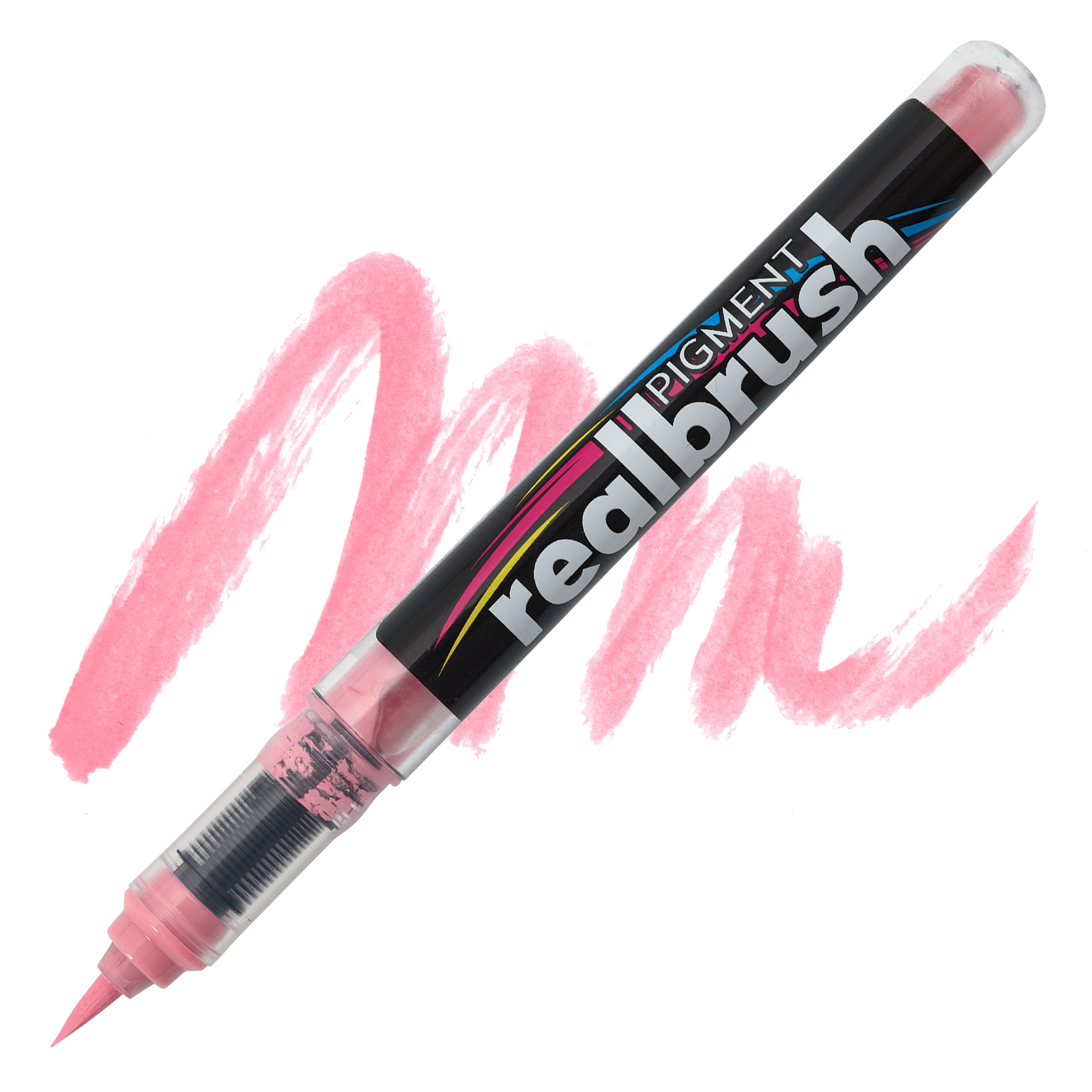 Karin Realbrush Pigment Marker - Pastel Red, 4 mm, Brush Tip