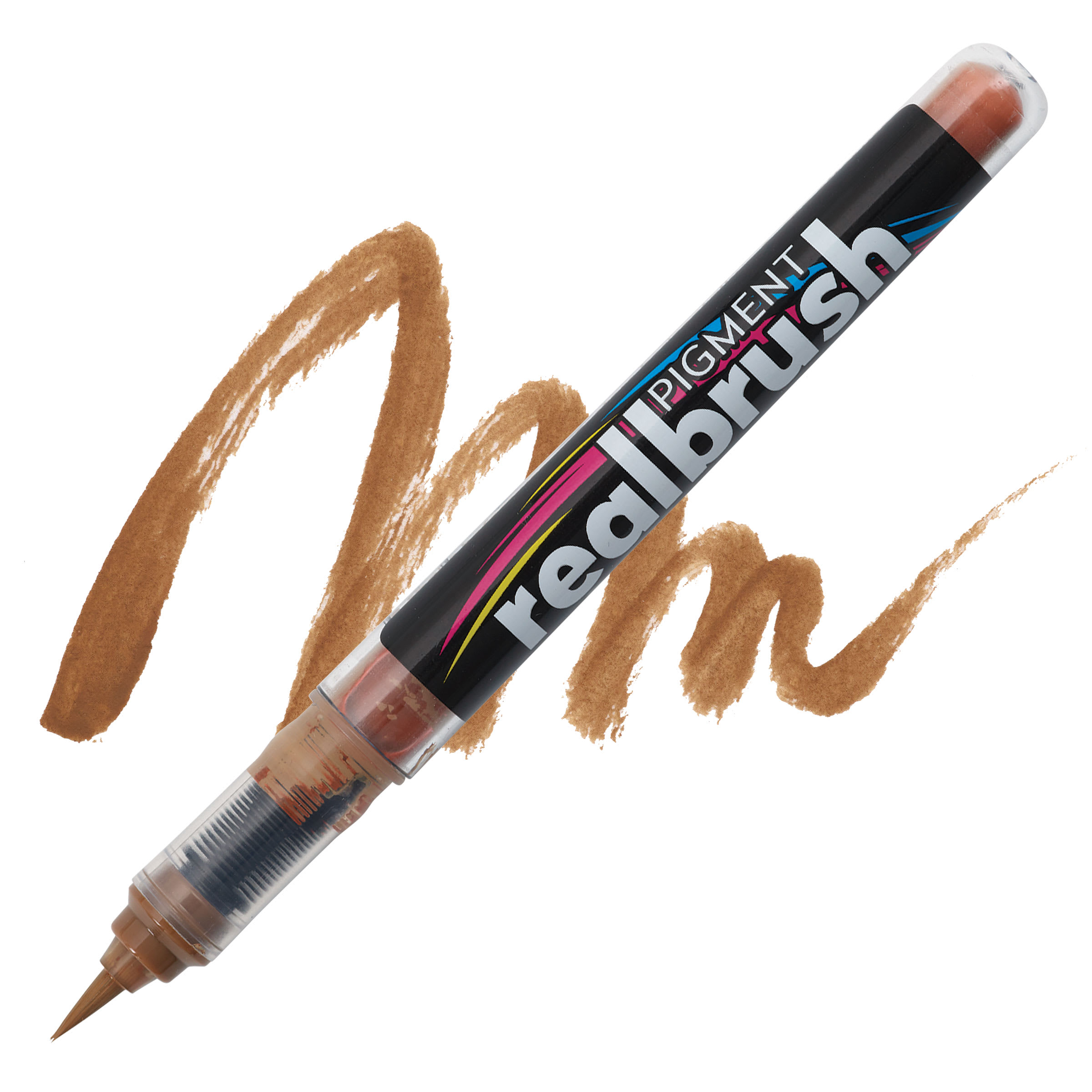 Karin Realbrush Pigment Marker - Cinnamon, 4 mm, Brush Tip