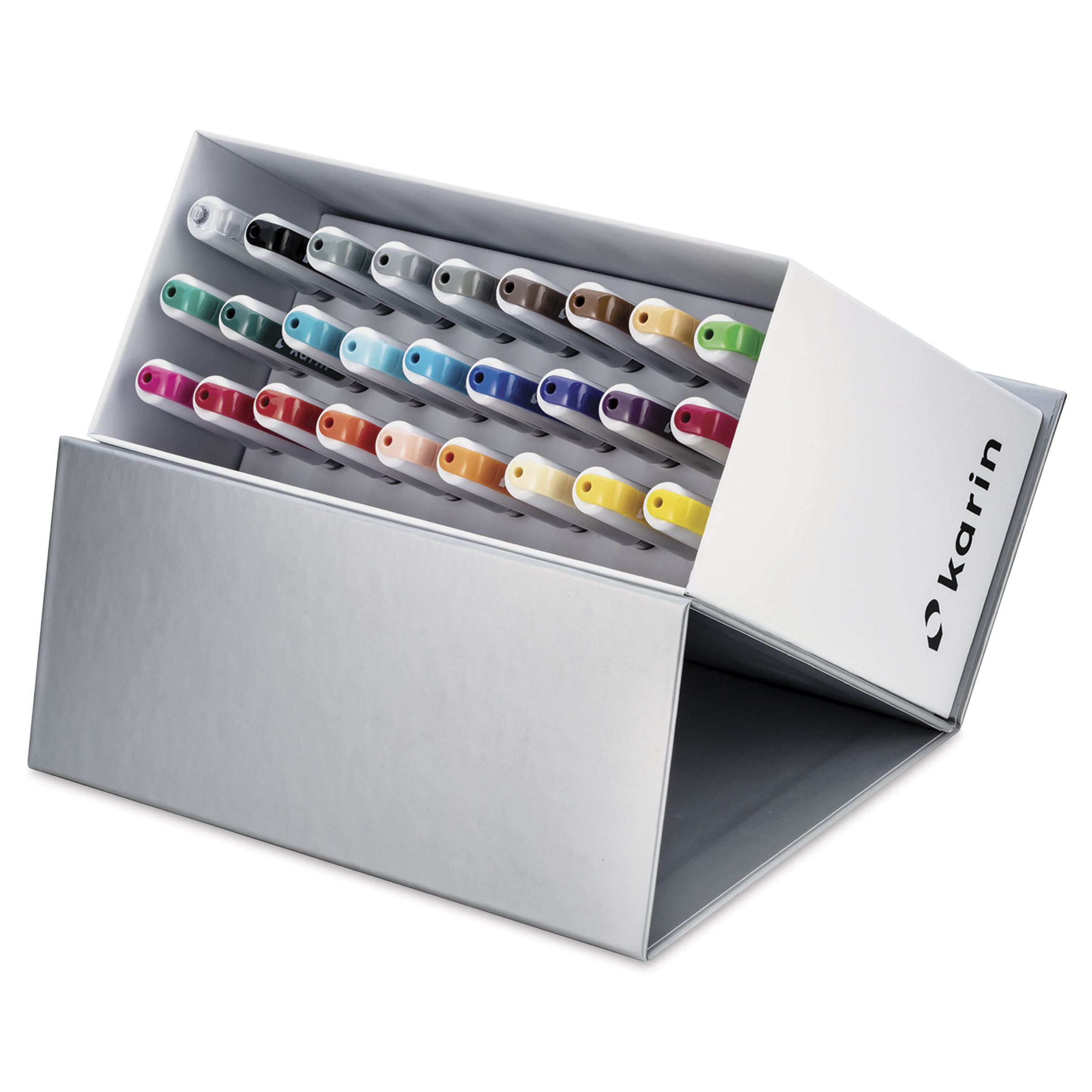 Karin Realbrush Pro Markers - Mini Box, Set of 27