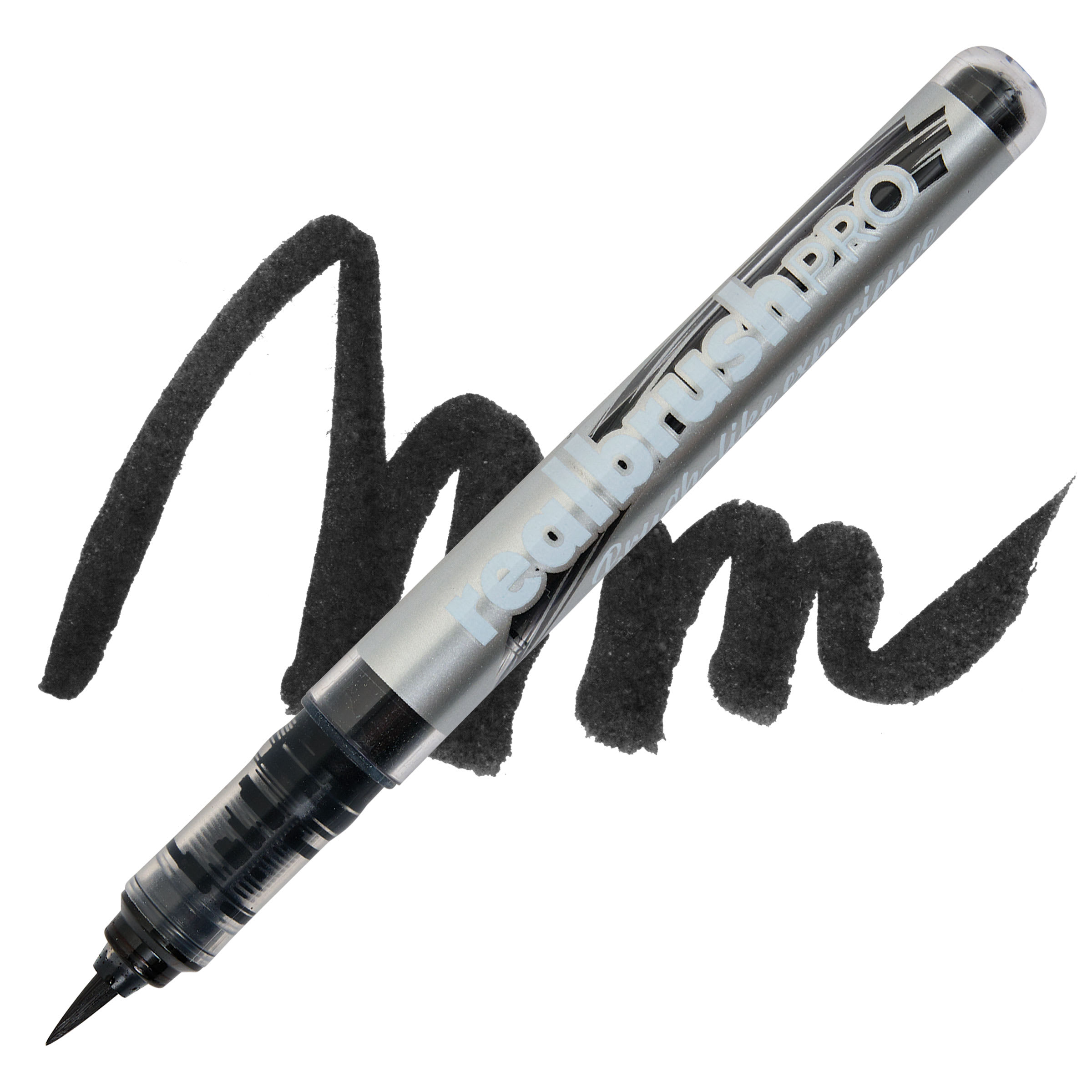 Karin Realbrush Pro Marker - Black, 4 mm, Brush Tip