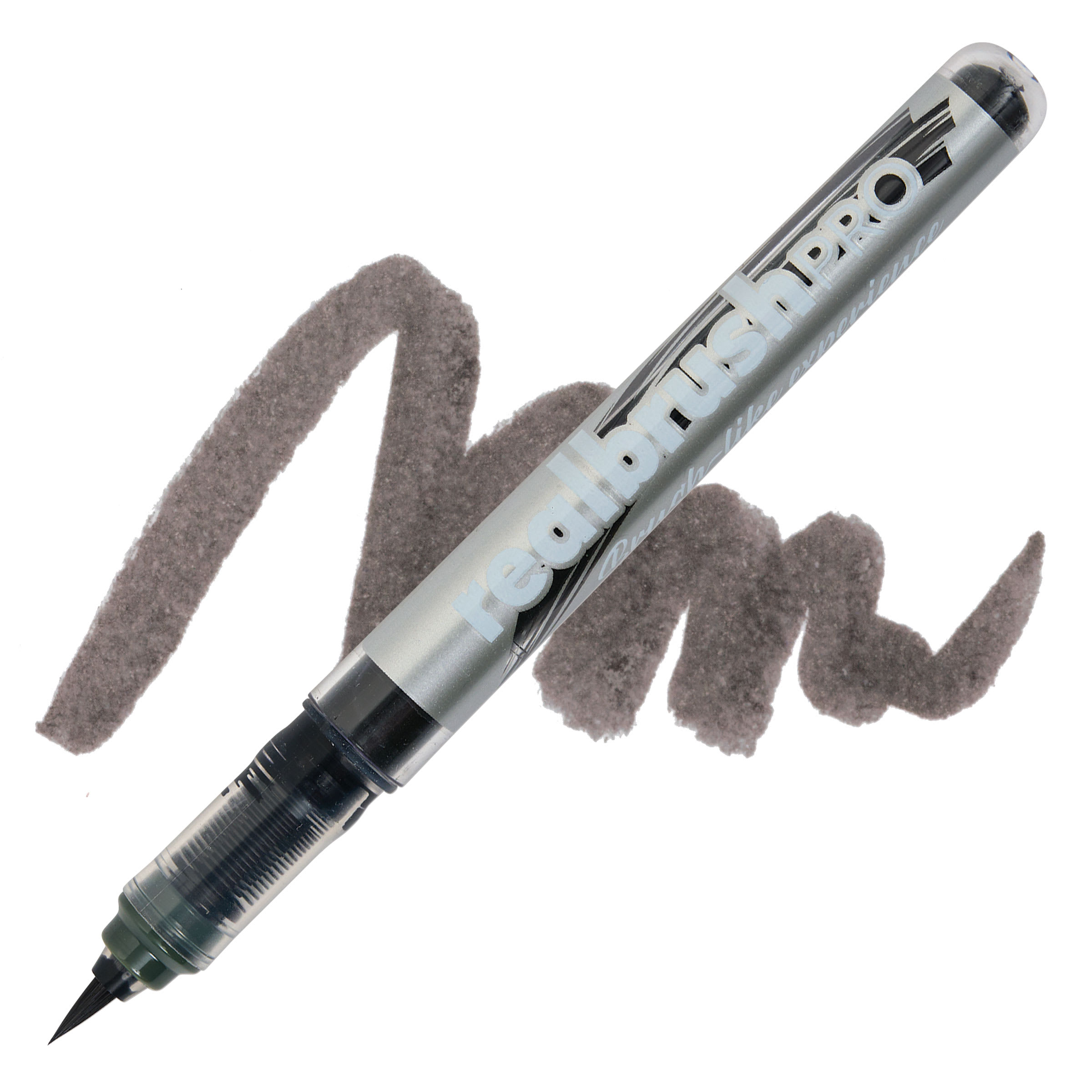 Karin Realbrush Pro Marker - Olive Black, 4 mm, Brush Tip