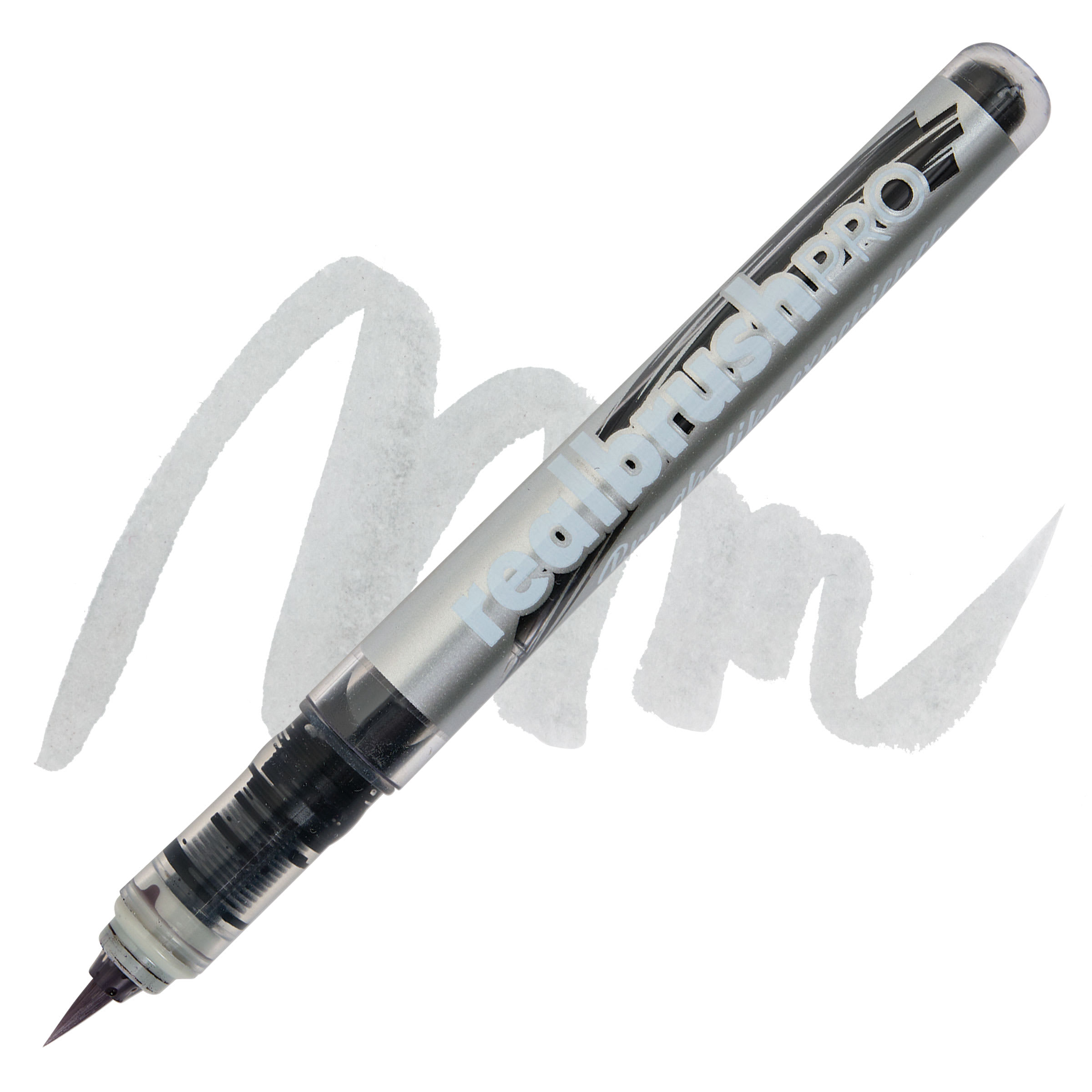 Karin Realbrush Pro Marker - Cool Grey 1, 4 mm, Brush Tip