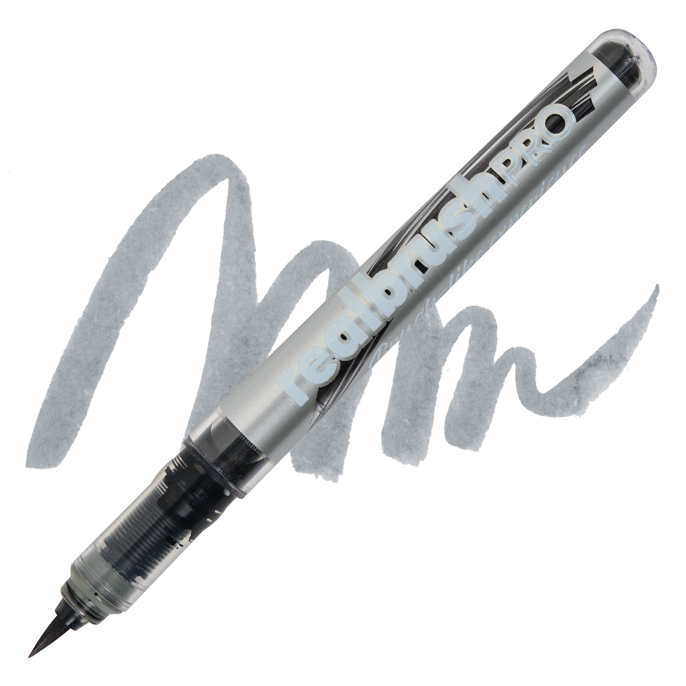 Karin Realbrush Pro Marker - Cool Grey 3, 4 mm, Brush Tip