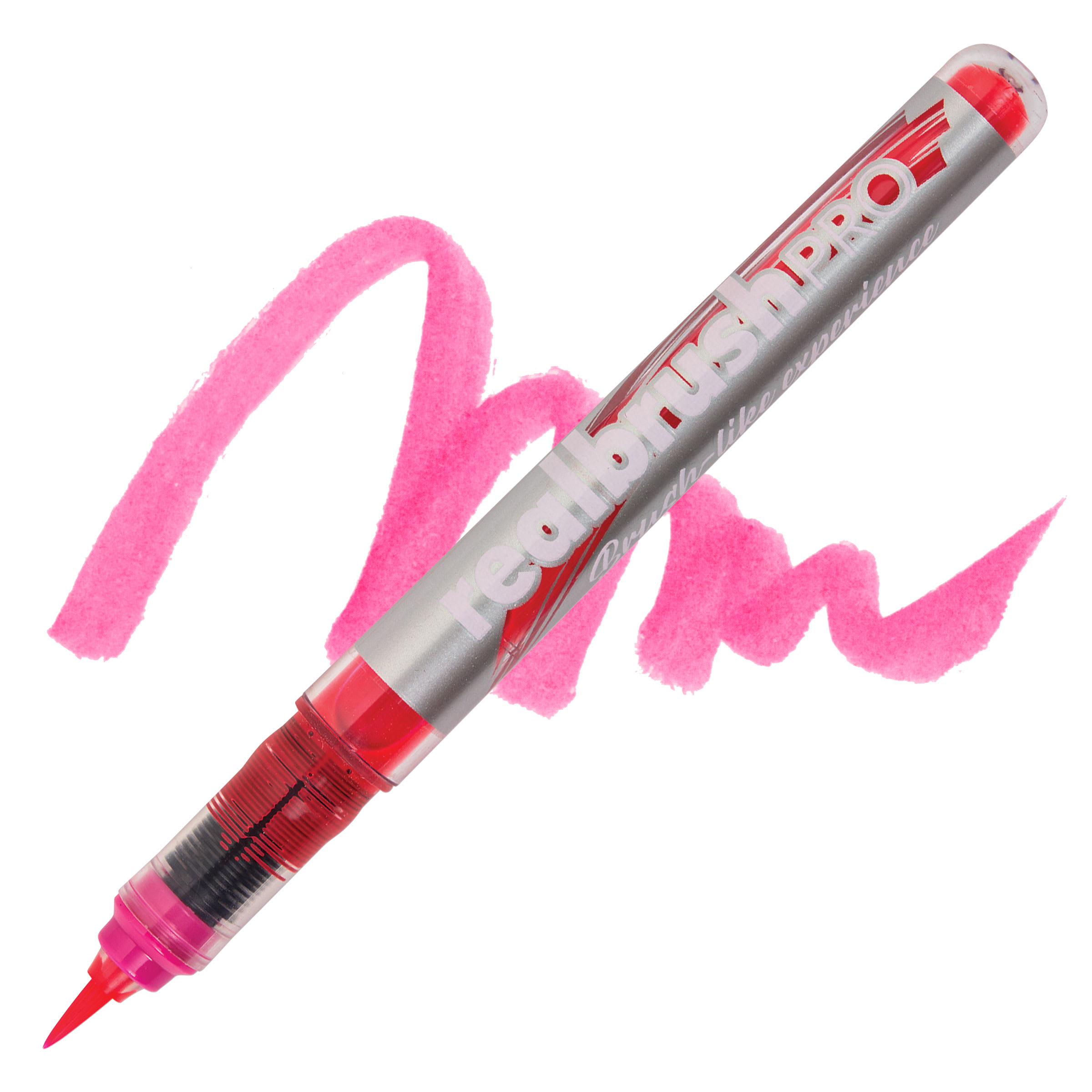 Karin Realbrush Pro Marker - Neon Pink, 4 mm, Brush Tip