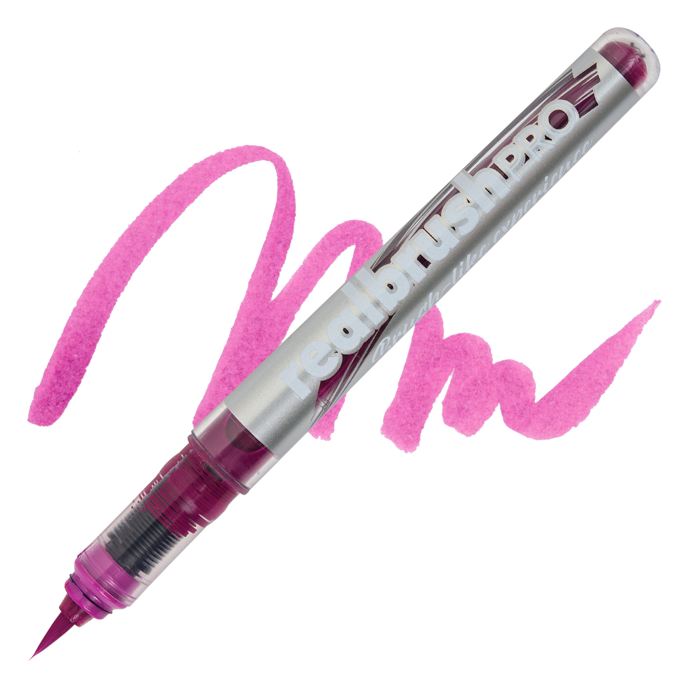 Karin Realbrush Pro Marker - Neon Red Lilac, 4 mm, Brush Tip