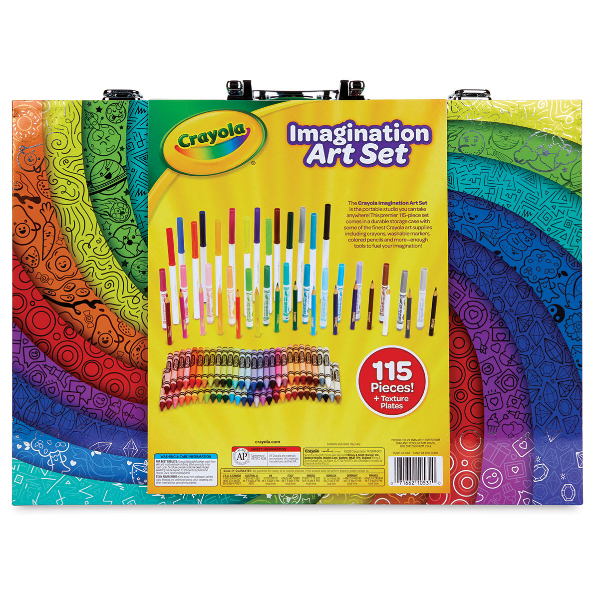 Crayola Imagination Coloring Set, 115 Pieces - Assorted