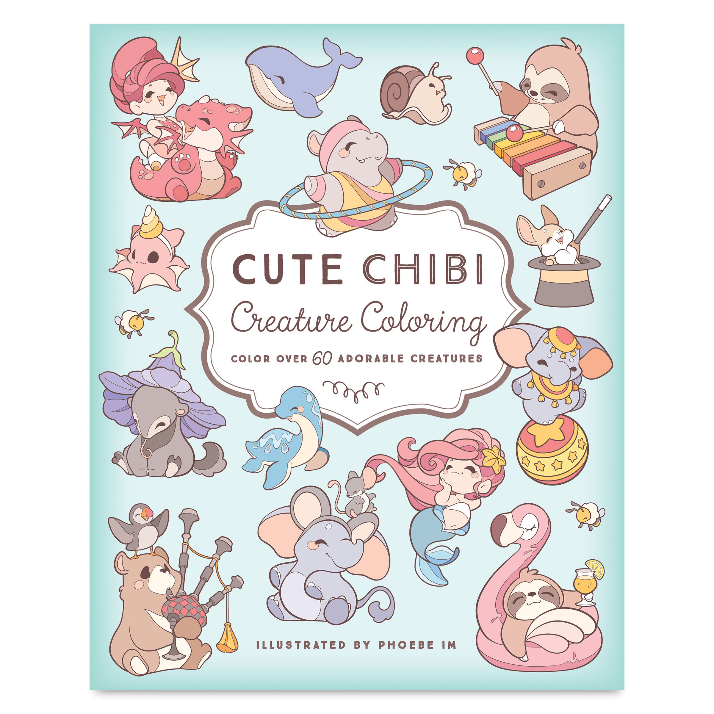 Quarto Cute Chibi Creature Coloring Book, 128 Pages (9781631069390), Paper | Quill
