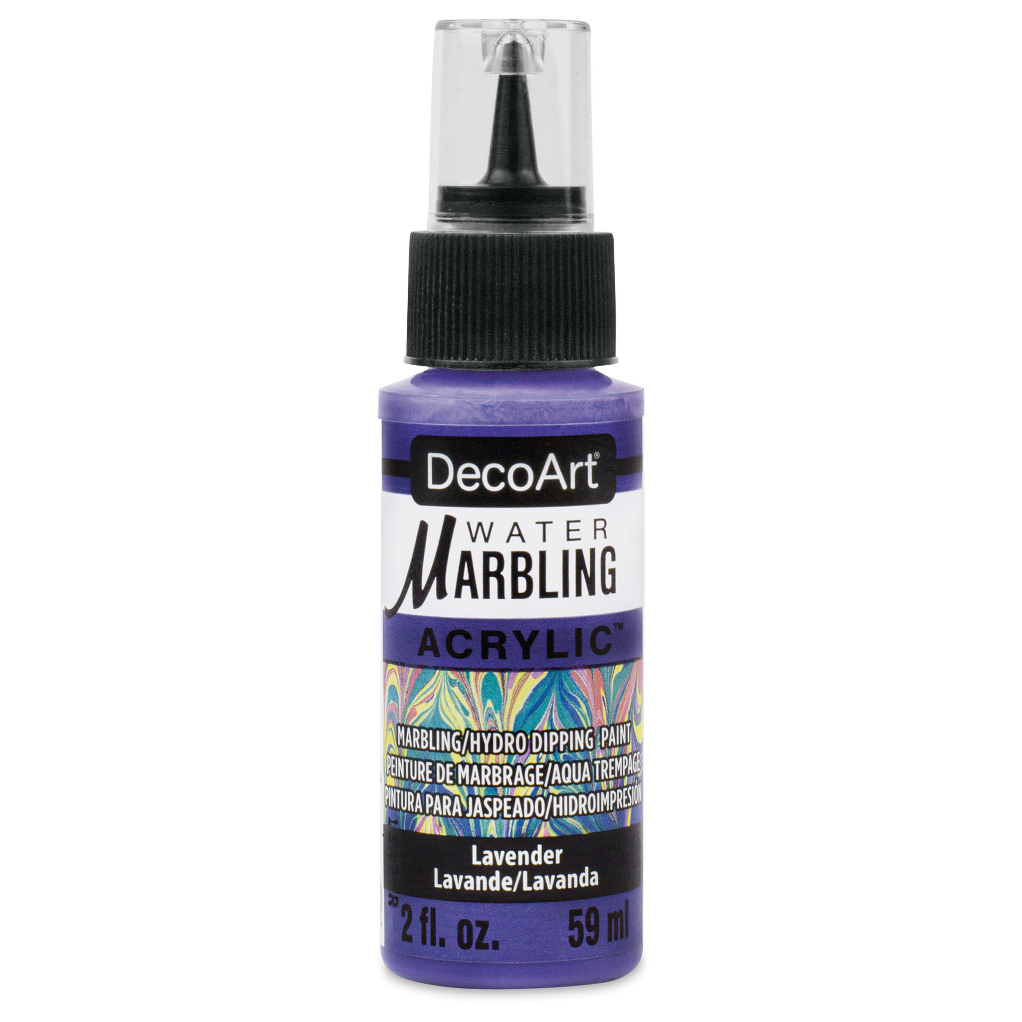 DecoArt Water Marbling Acrylic Paint - Lavender, 2 oz